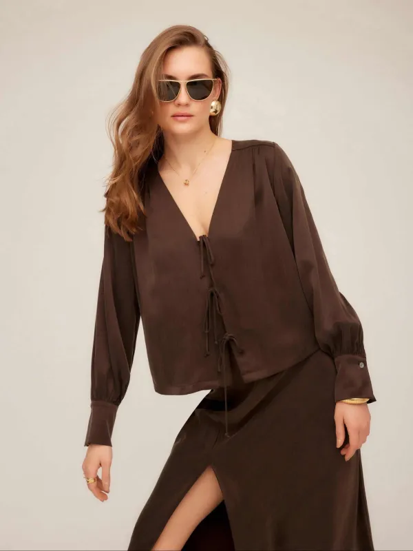 Kayla Bow Detail Blouse sold by Fifteen Twenty