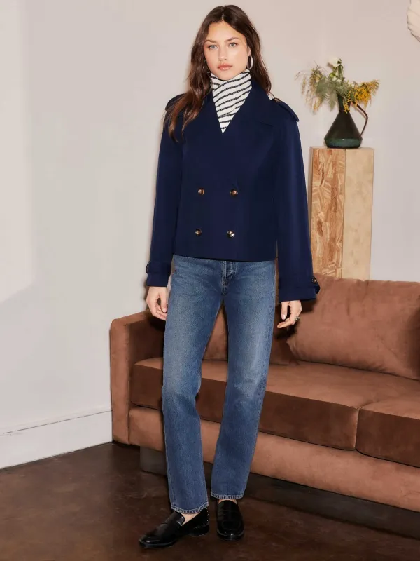 Chelsea Cropped Trench Jacket sold by Fifteen Twenty