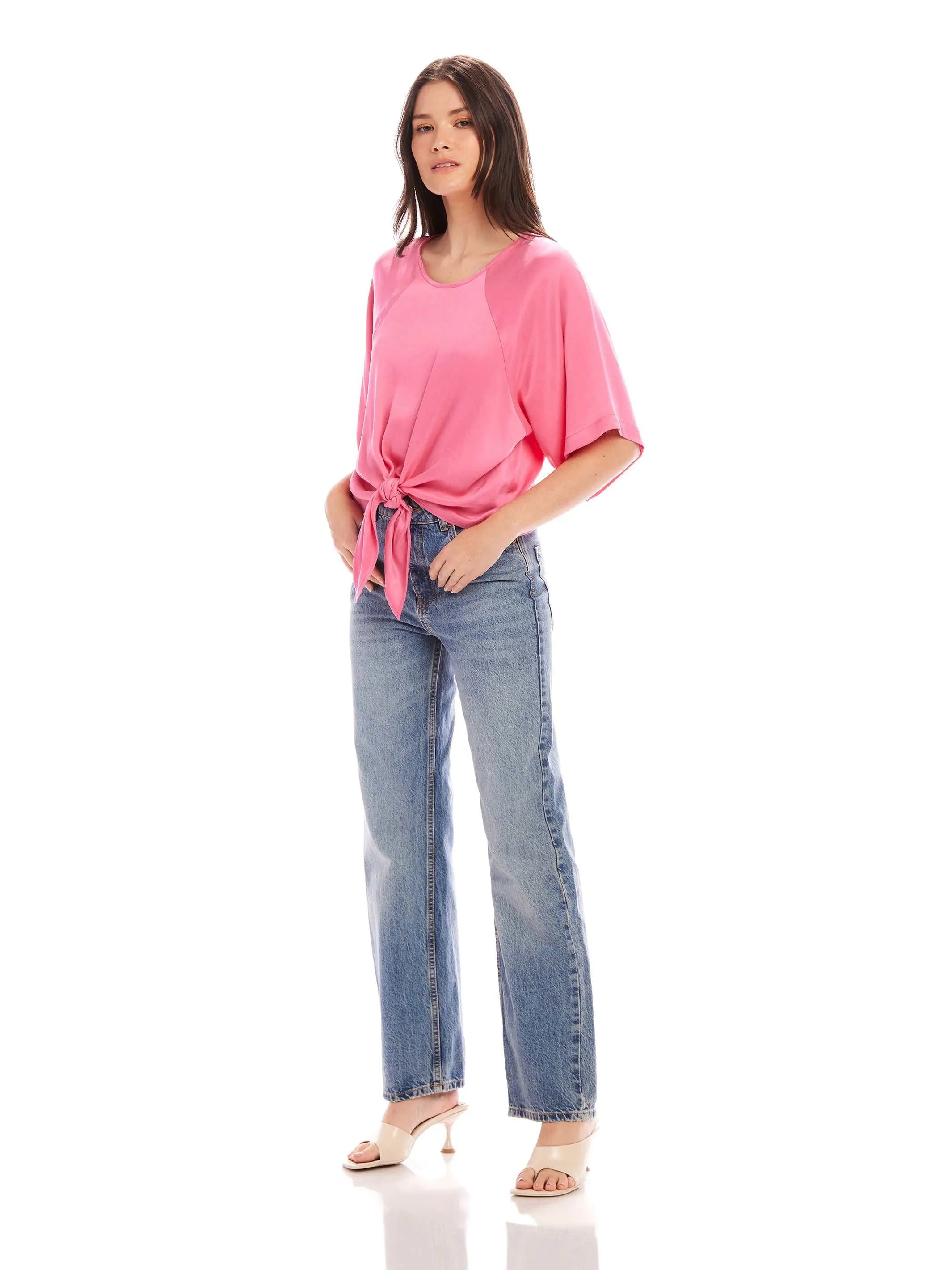 Seline Tie-Front Top sold by Fifteen Twenty product image thumbnail 3