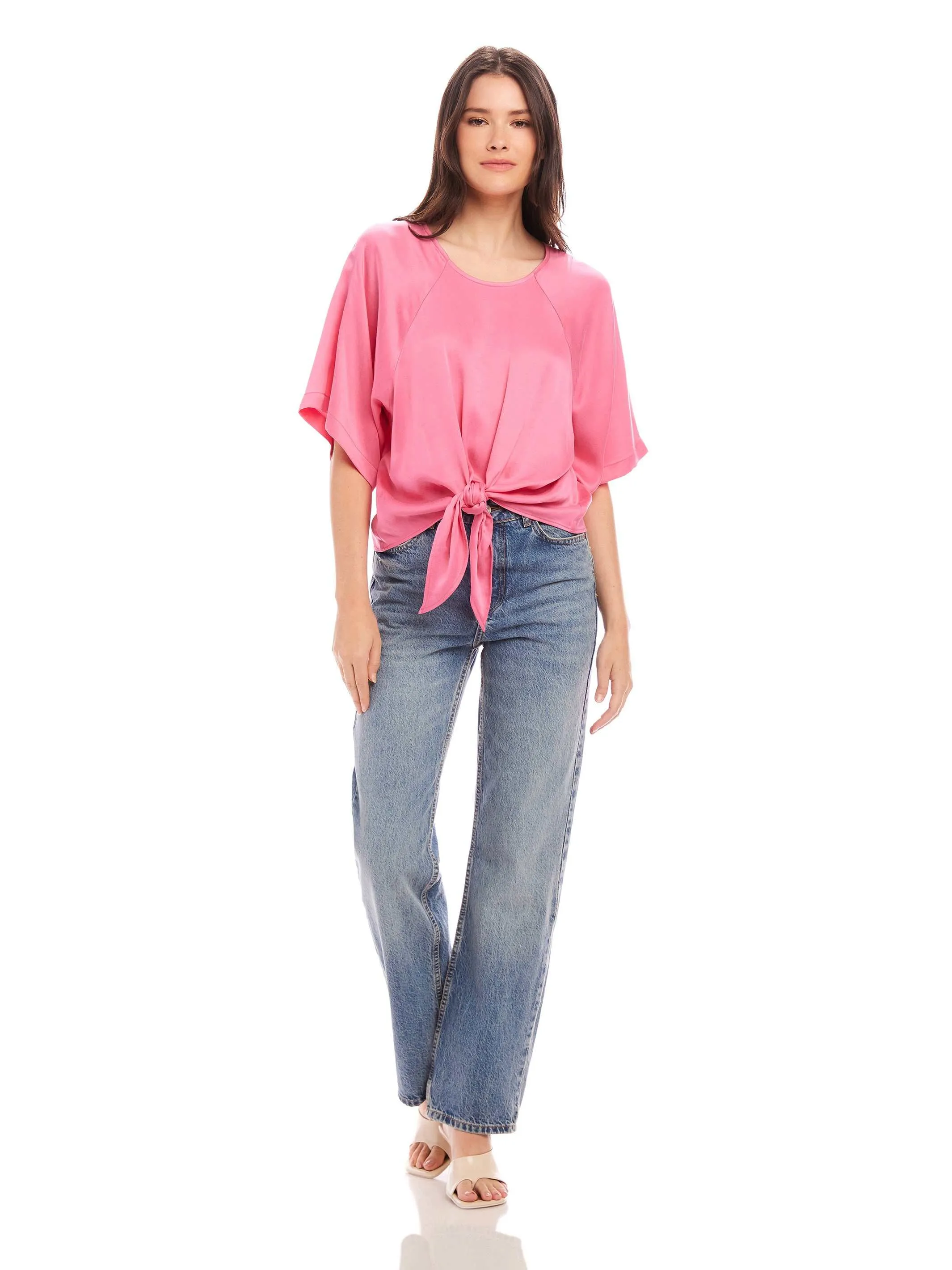 Seline Tie-Front Top sold by Fifteen Twenty product image thumbnail 2