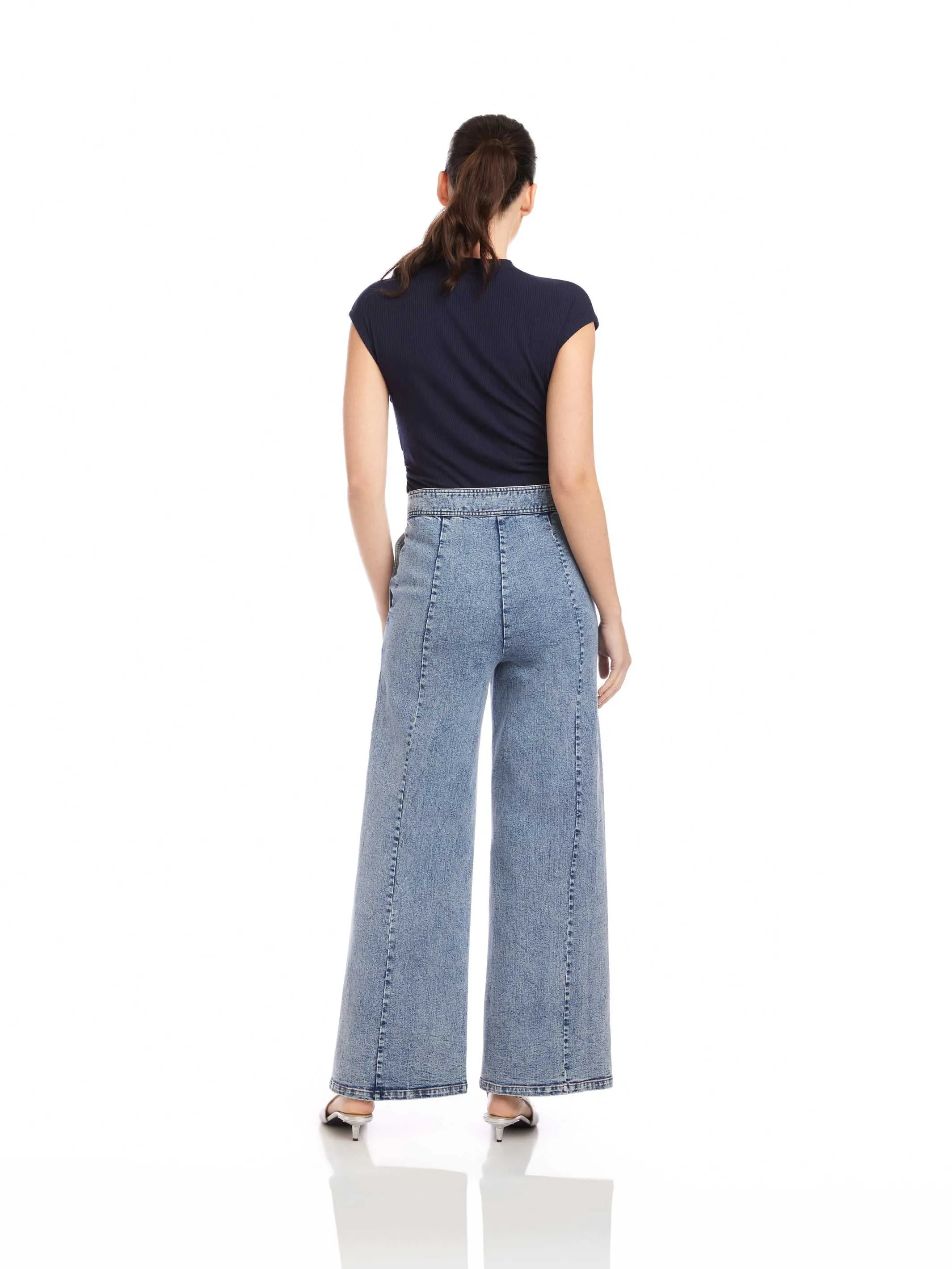 Kristen Denim Trouser sold by Fifteen Twenty product image thumbnail 4