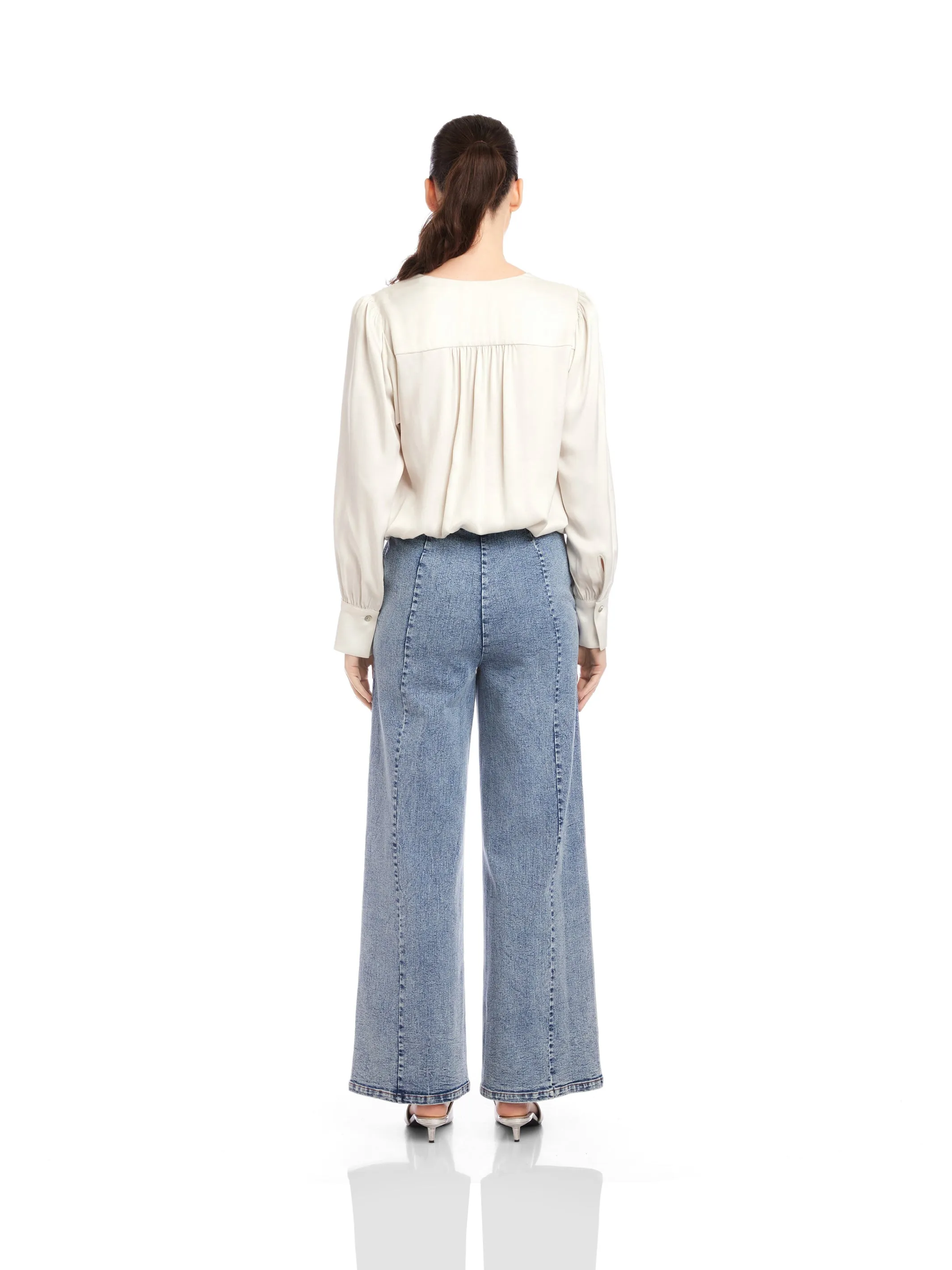 Ines Drape Front Top sold by Fifteen Twenty product image thumbnail 4