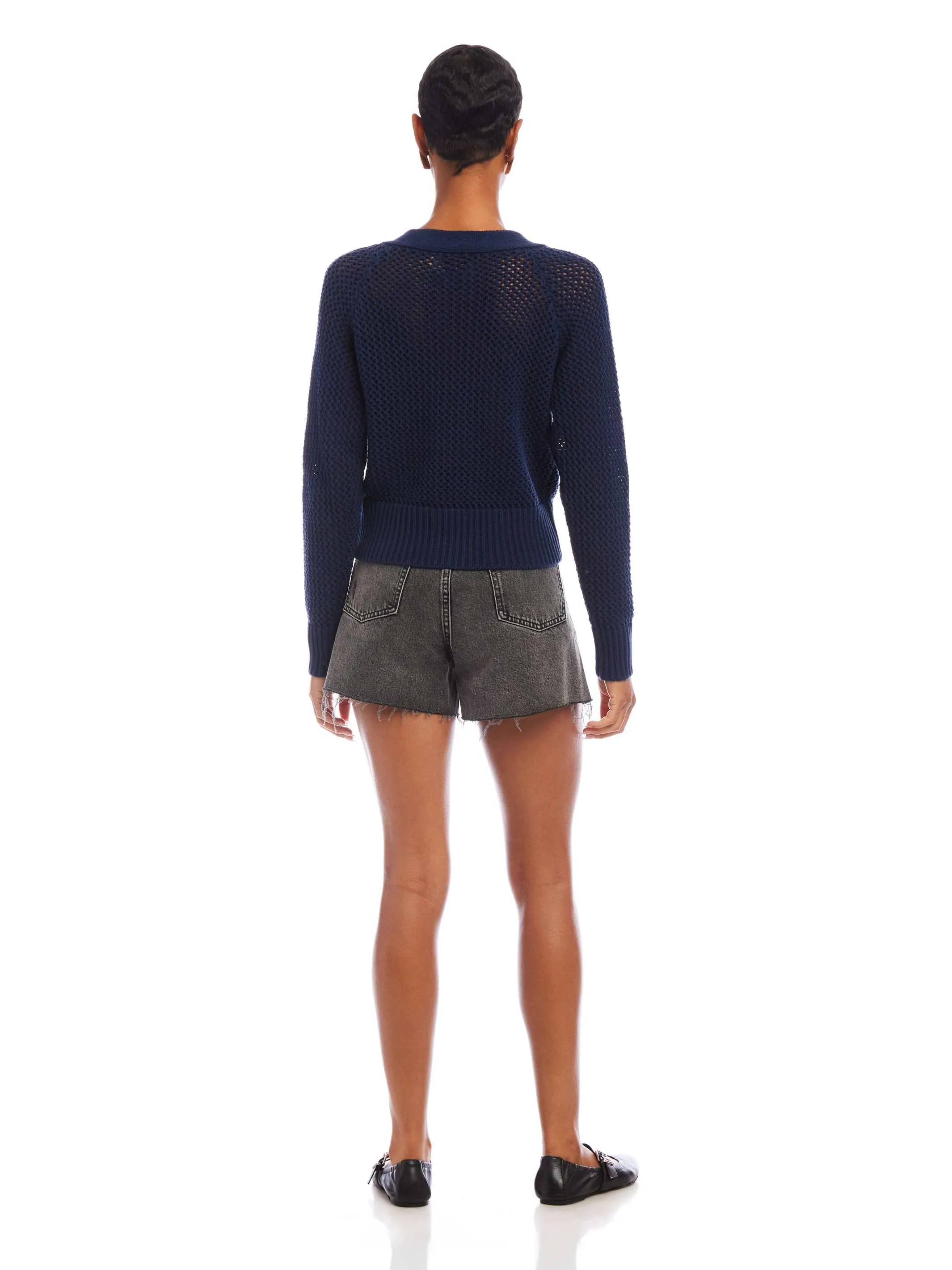 Ellen Crochet Cardigan Sweater sold by Fifteen Twenty product image thumbnail 4