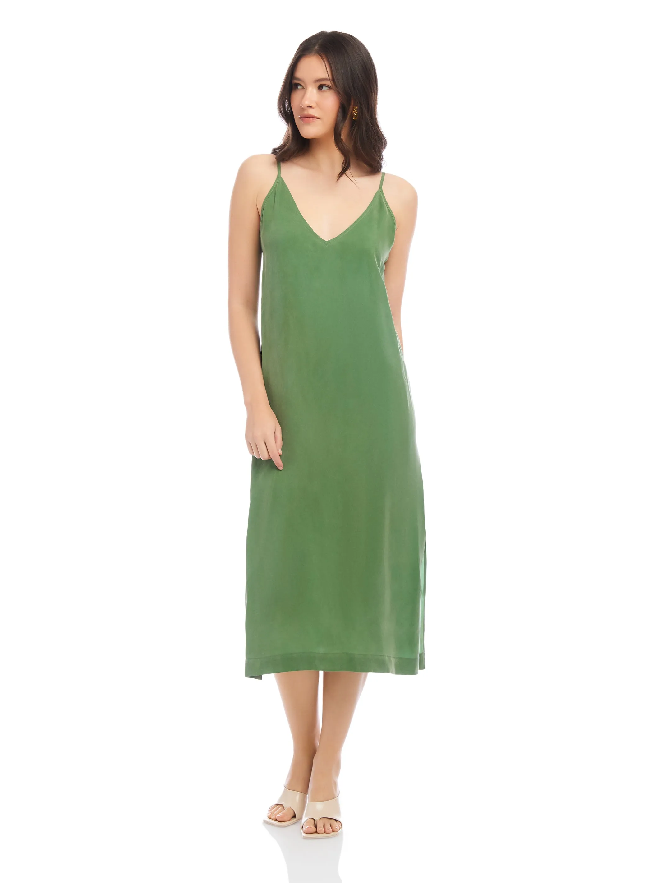 Jordyn Side-Slit Midi Dress sold by Fifteen Twenty product image thumbnail 2
