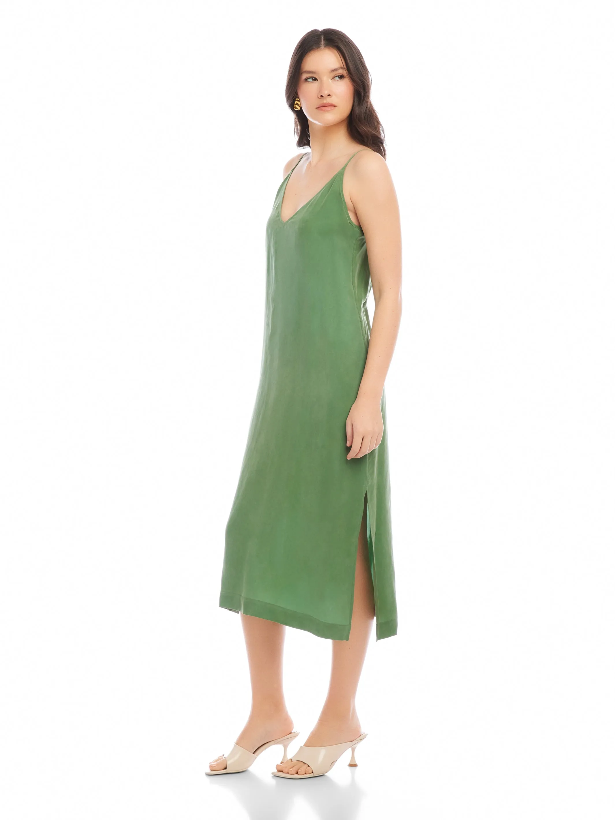 Jordyn Side-Slit Midi Dress sold by Fifteen Twenty product image thumbnail 3
