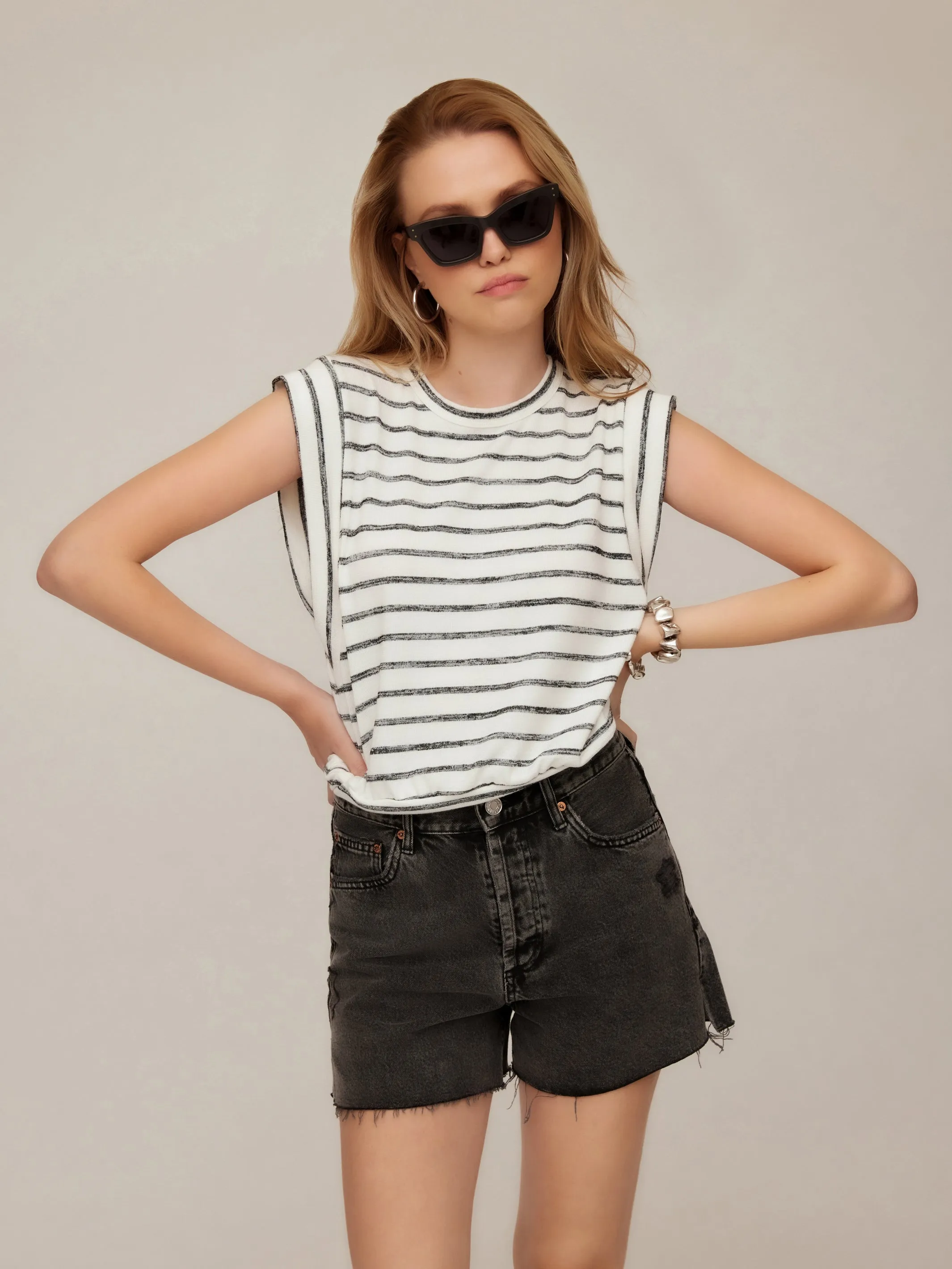 Janice Extended Sleeve Top sold by Fifteen Twenty