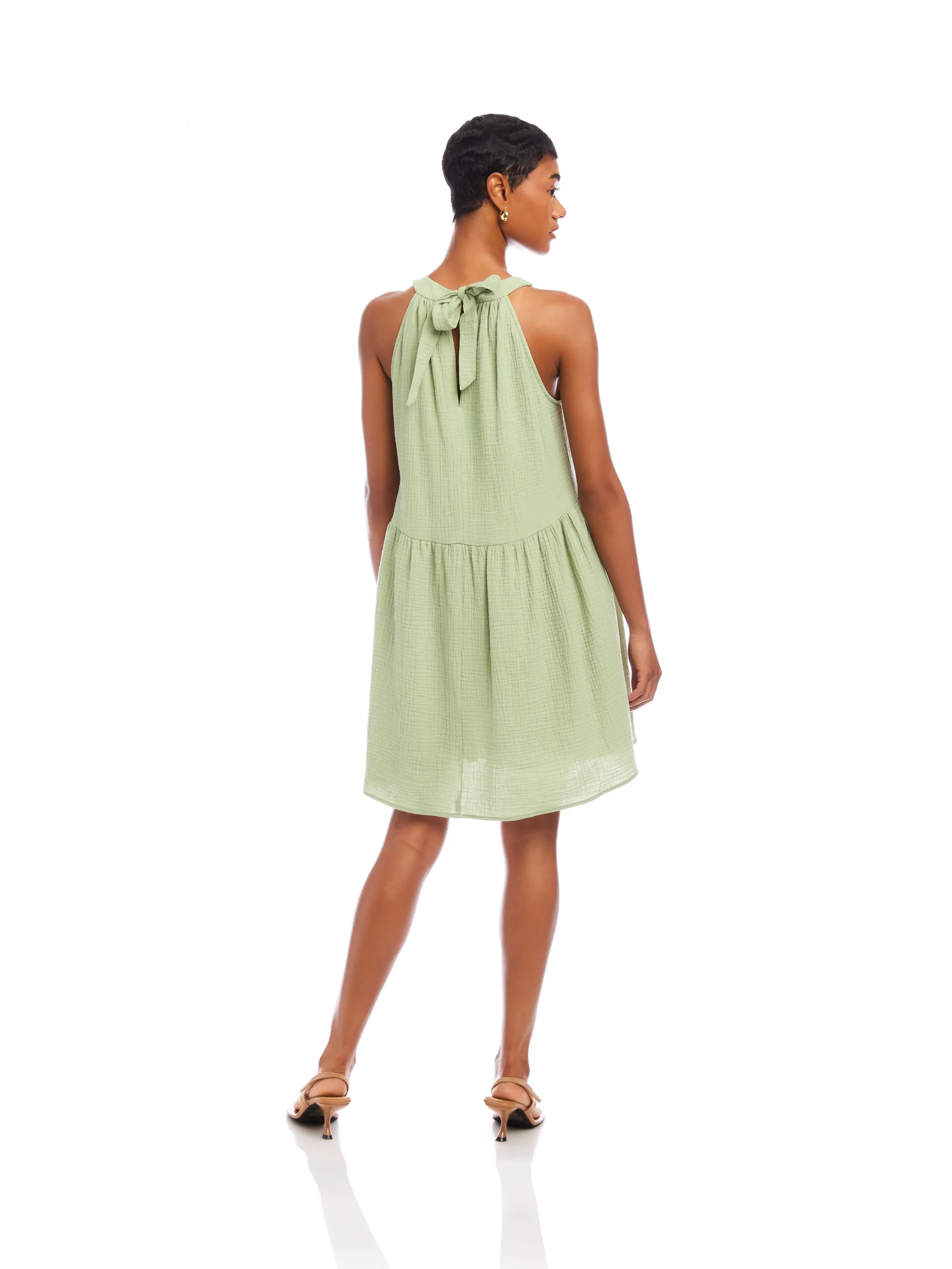 Cianni Tie-Neck Dress sold by Fifteen Twenty product image thumbnail 4