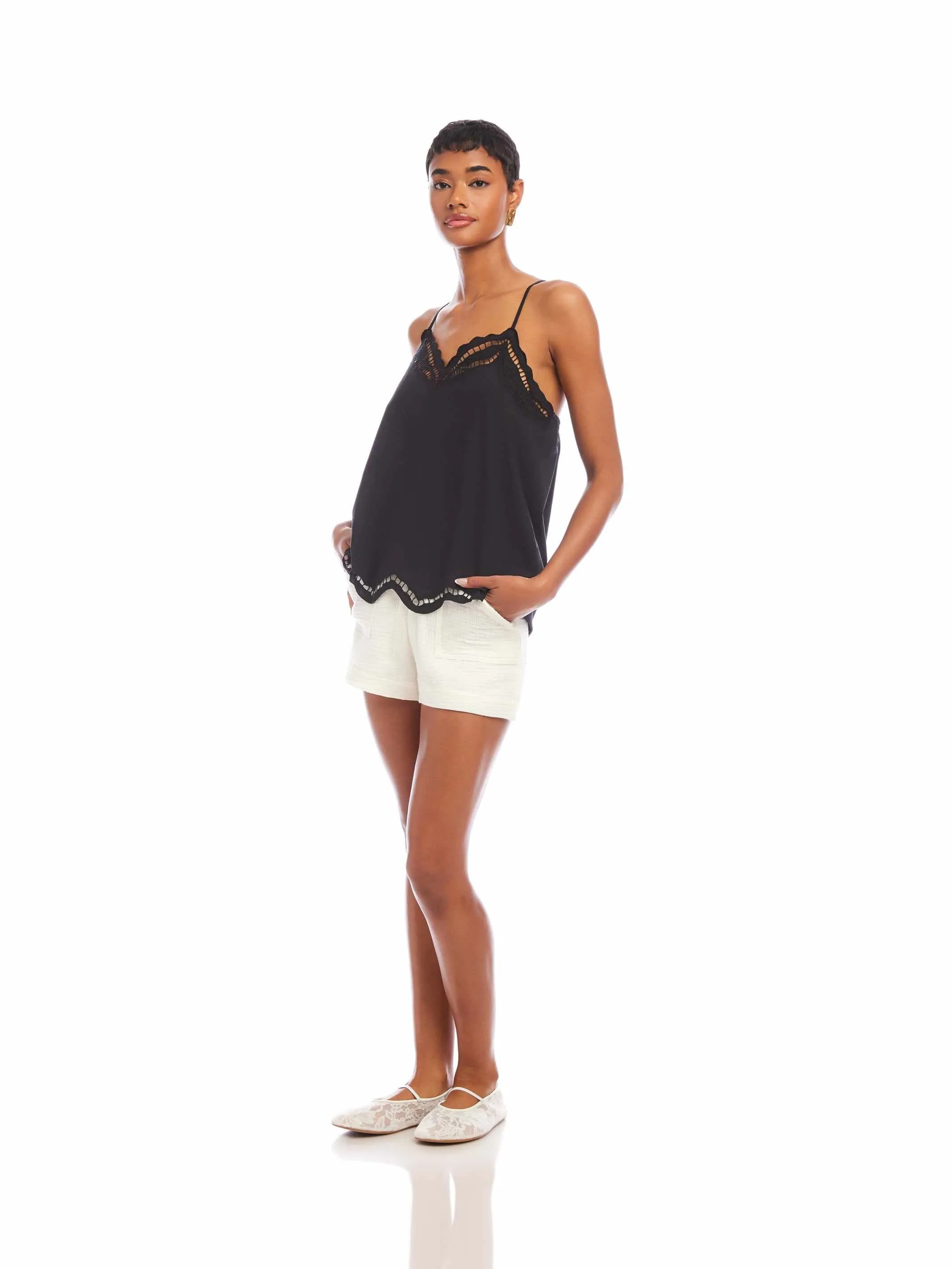 Marian Cami Cutout Top sold by Fifteen Twenty product image thumbnail 3