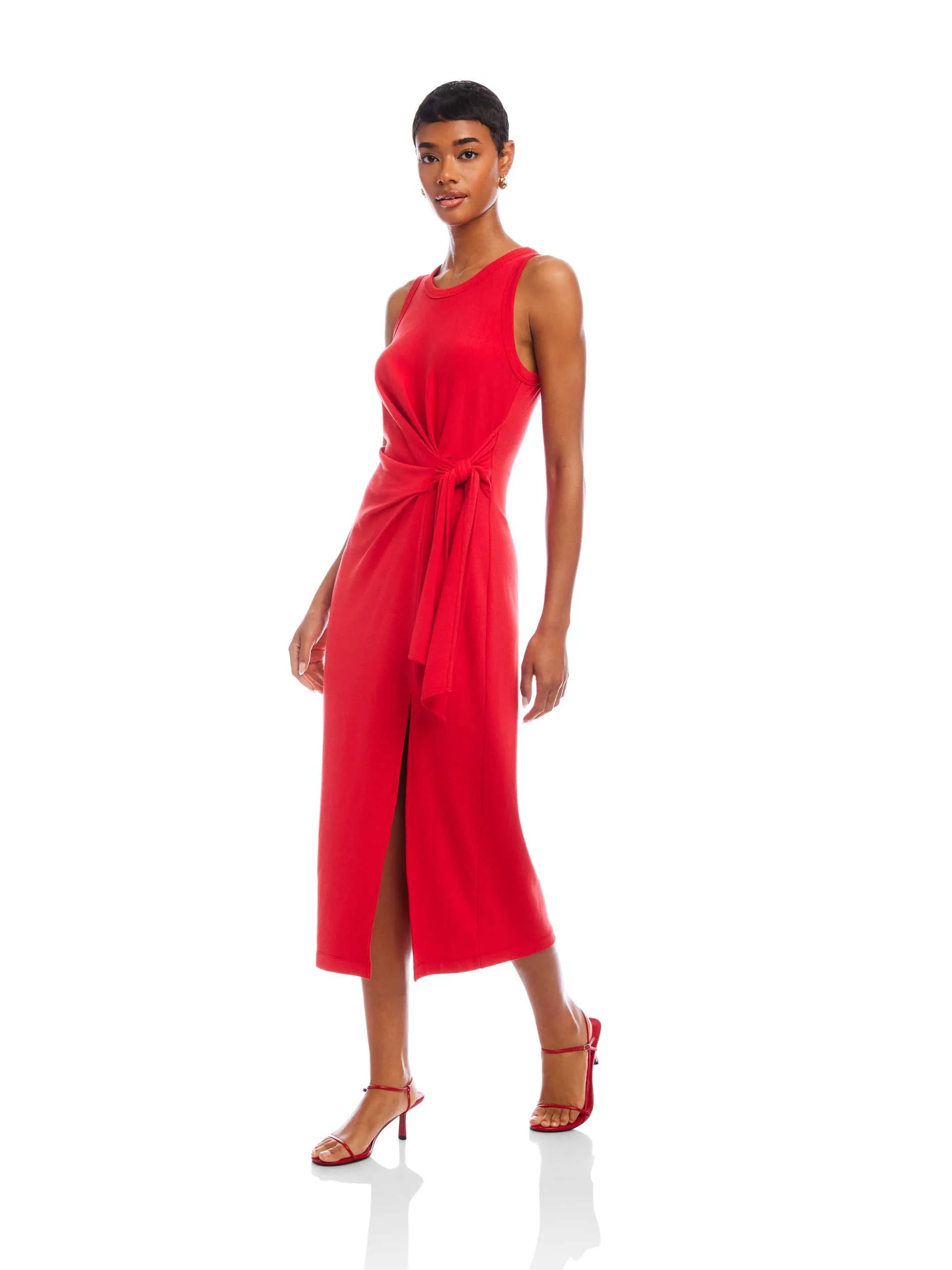 Maddie Side-Knot Midi Dress sold by Fifteen Twenty product image thumbnail 4