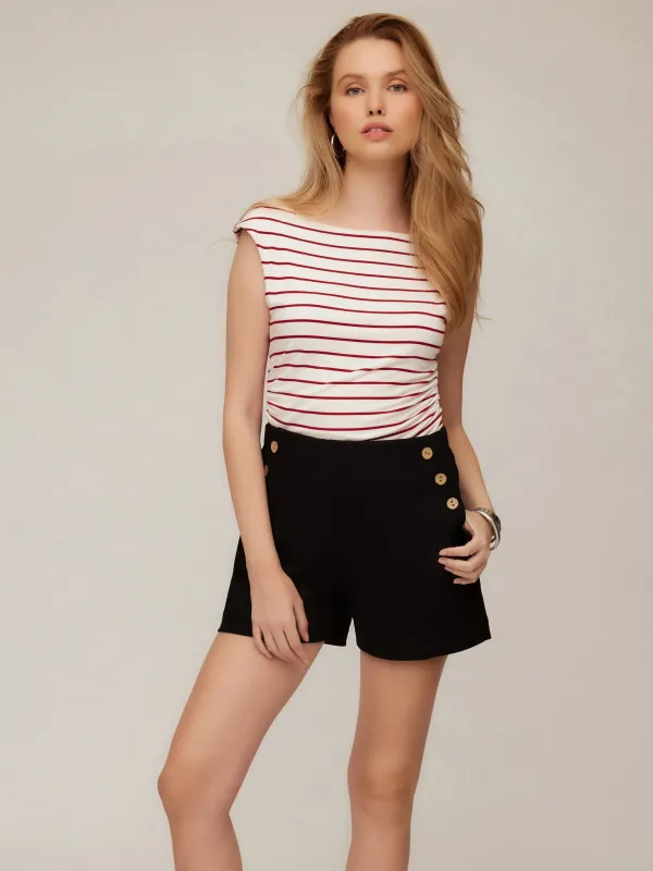 Tasha Side-Shirred Top sold by Fifteen Twenty