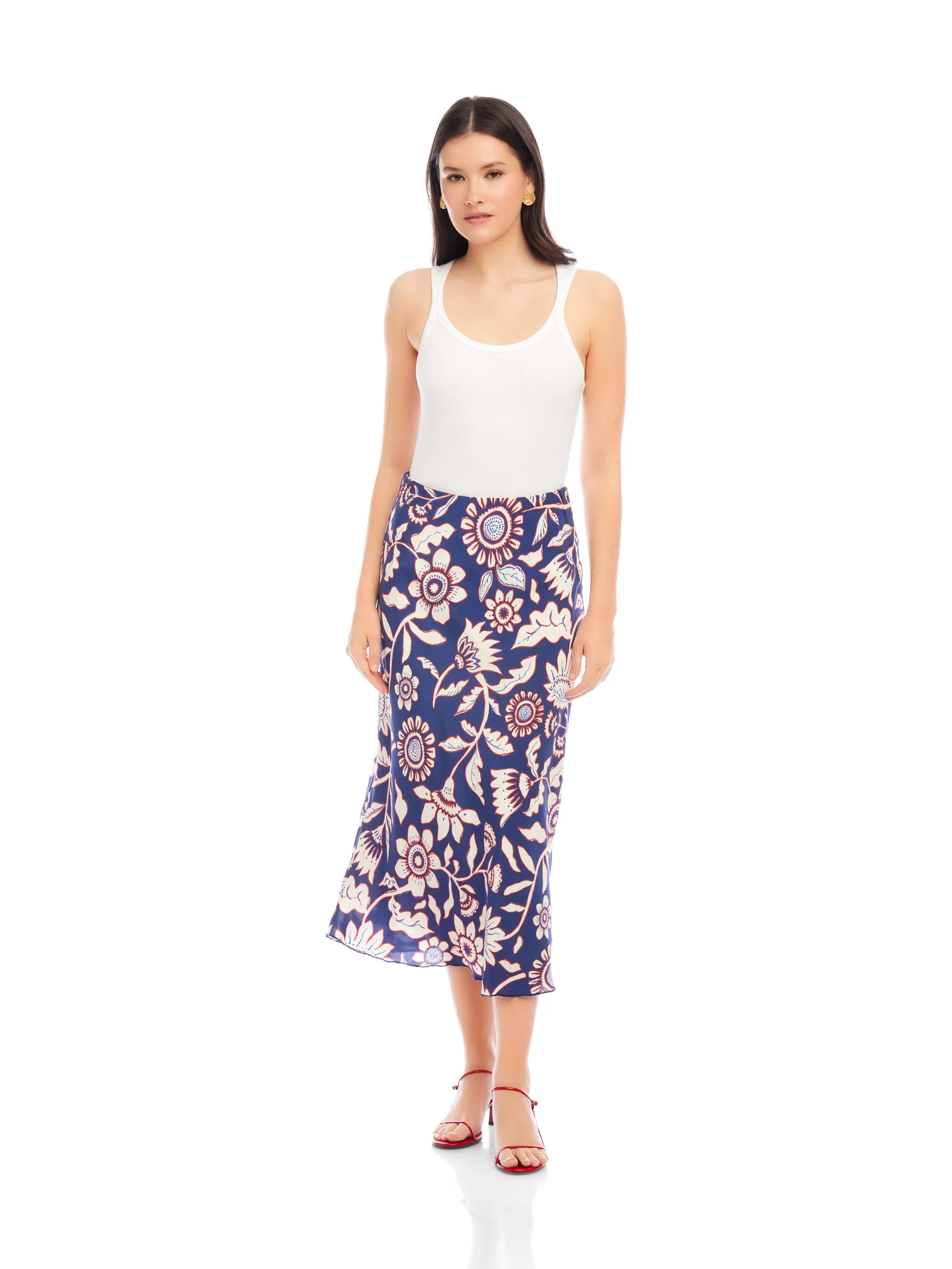 Mia Bias Midi Skirt sold by Fifteen Twenty product image thumbnail 2