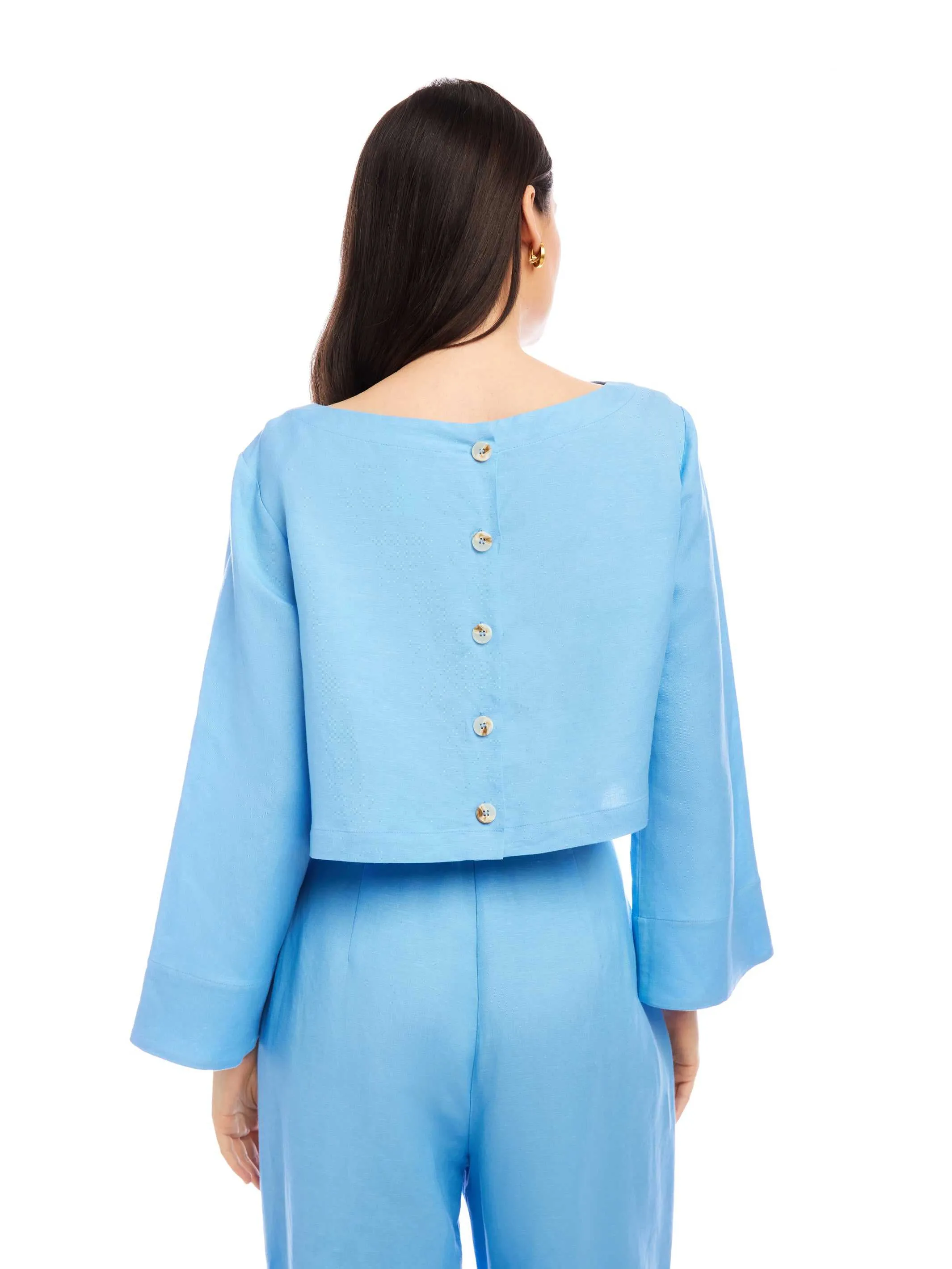 Junie Flared Long Sleeve Top sold by Fifteen Twenty product image thumbnail 4