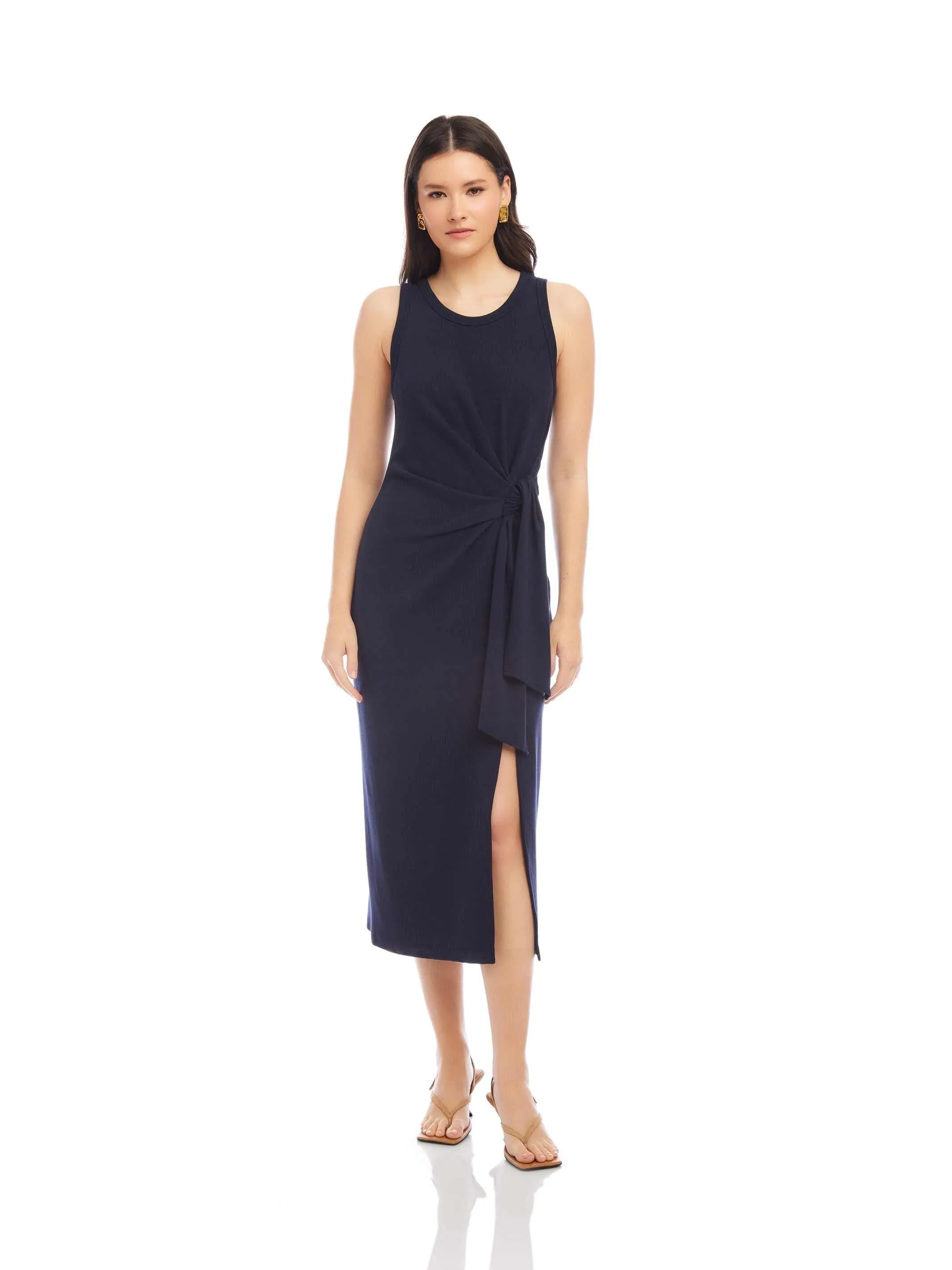 Maddie Side-Knot Midi Dress sold by Fifteen Twenty product image thumbnail 3
