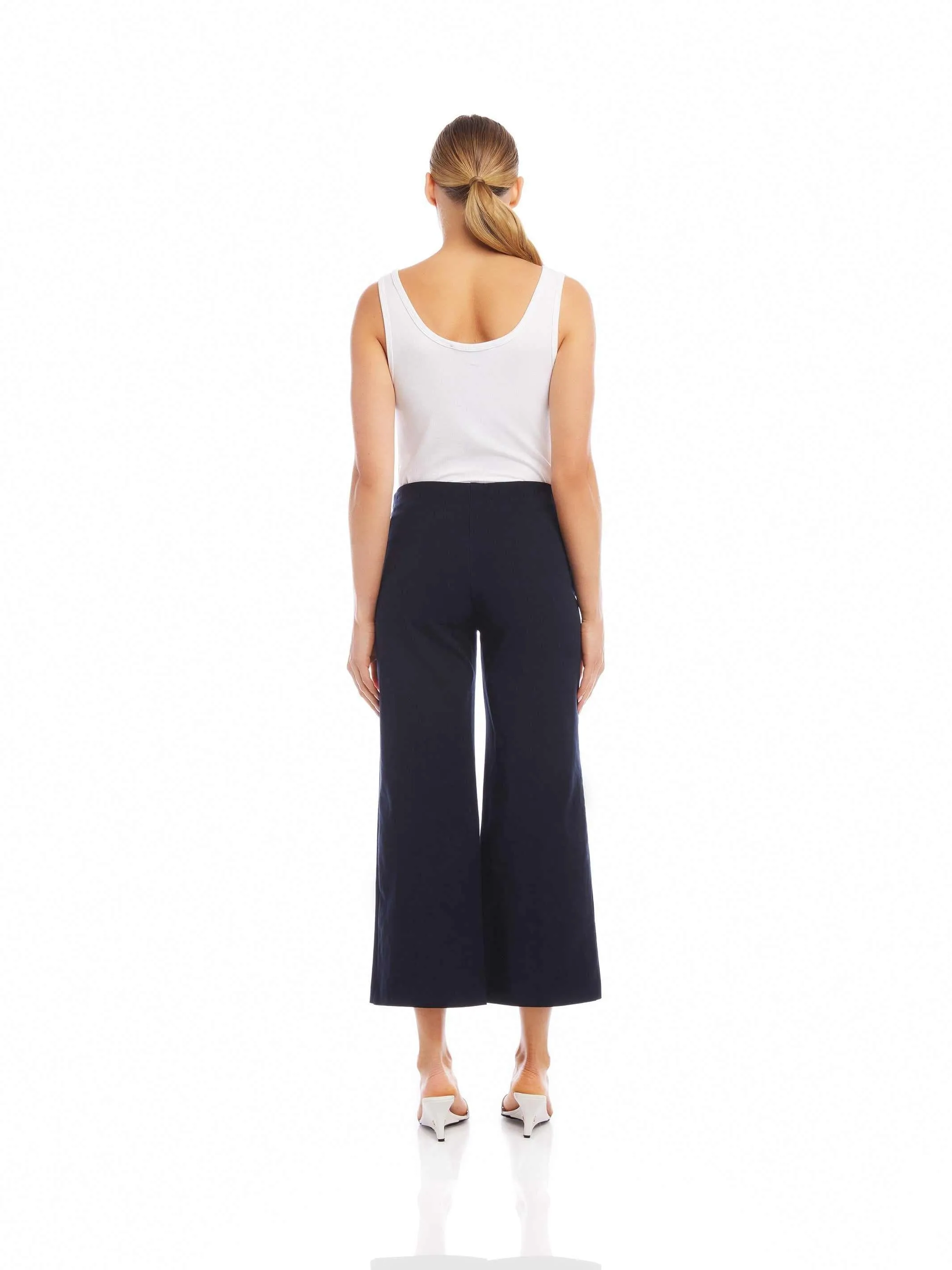 Wide-Leg Cropped Pants sold by Fifteen Twenty product image thumbnail 3