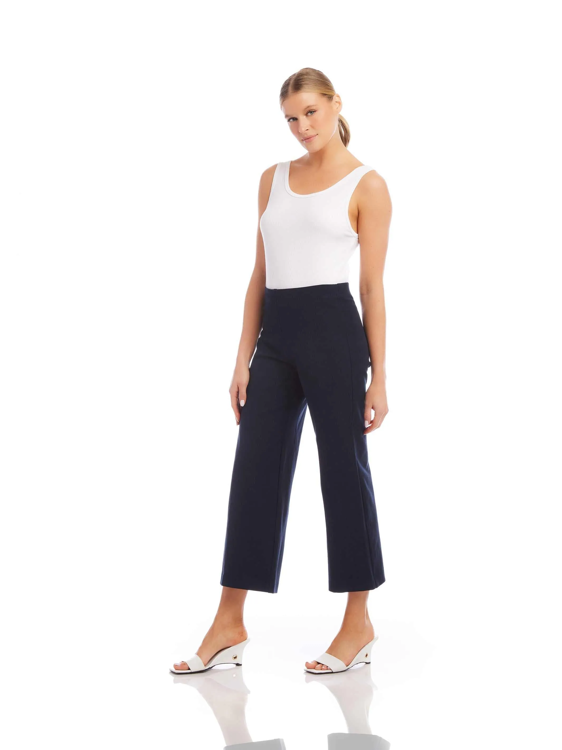 Wide-Leg Cropped Pants sold by Fifteen Twenty product image thumbnail 2