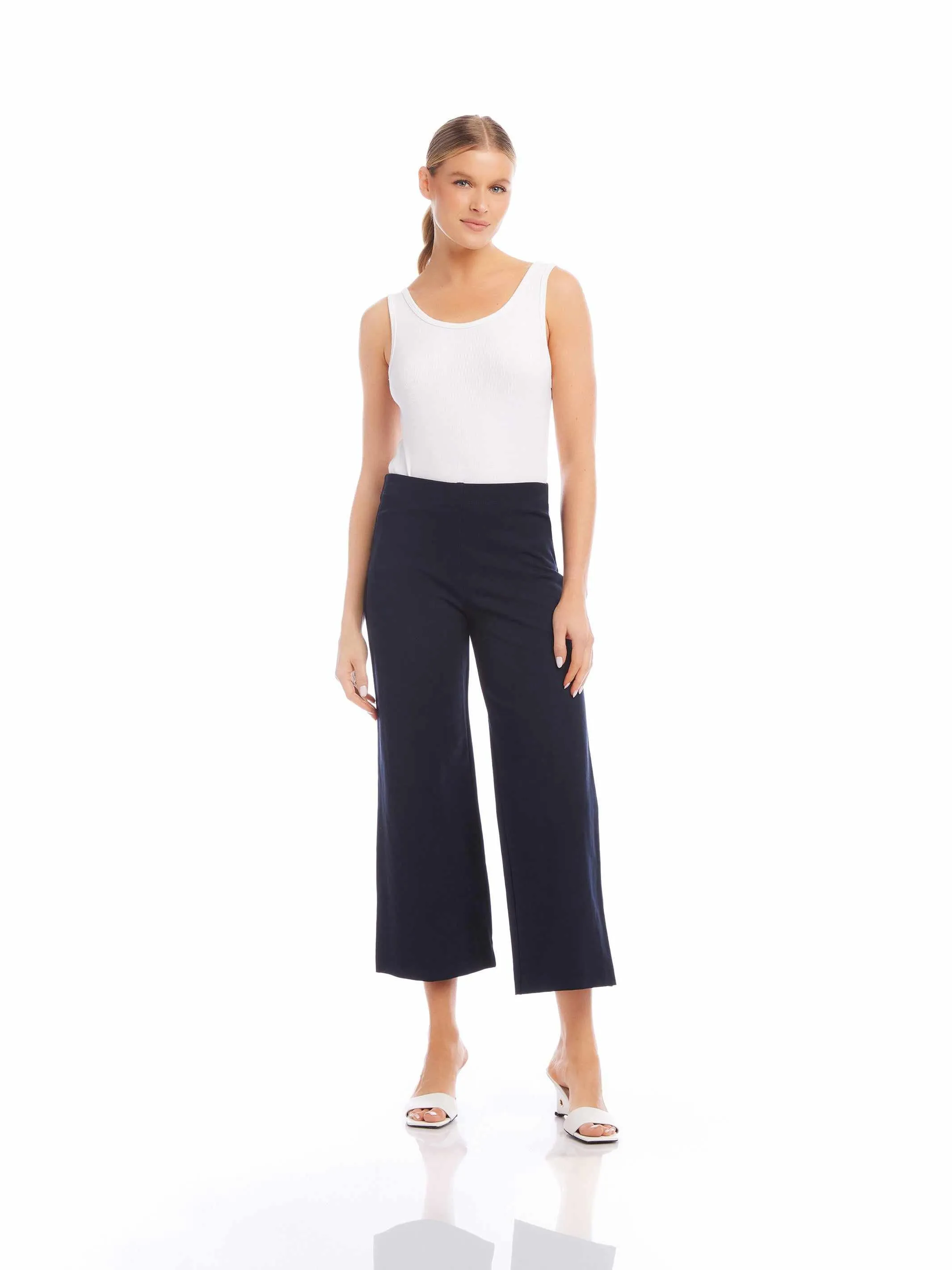 Wide-Leg Cropped Pants sold by Fifteen Twenty