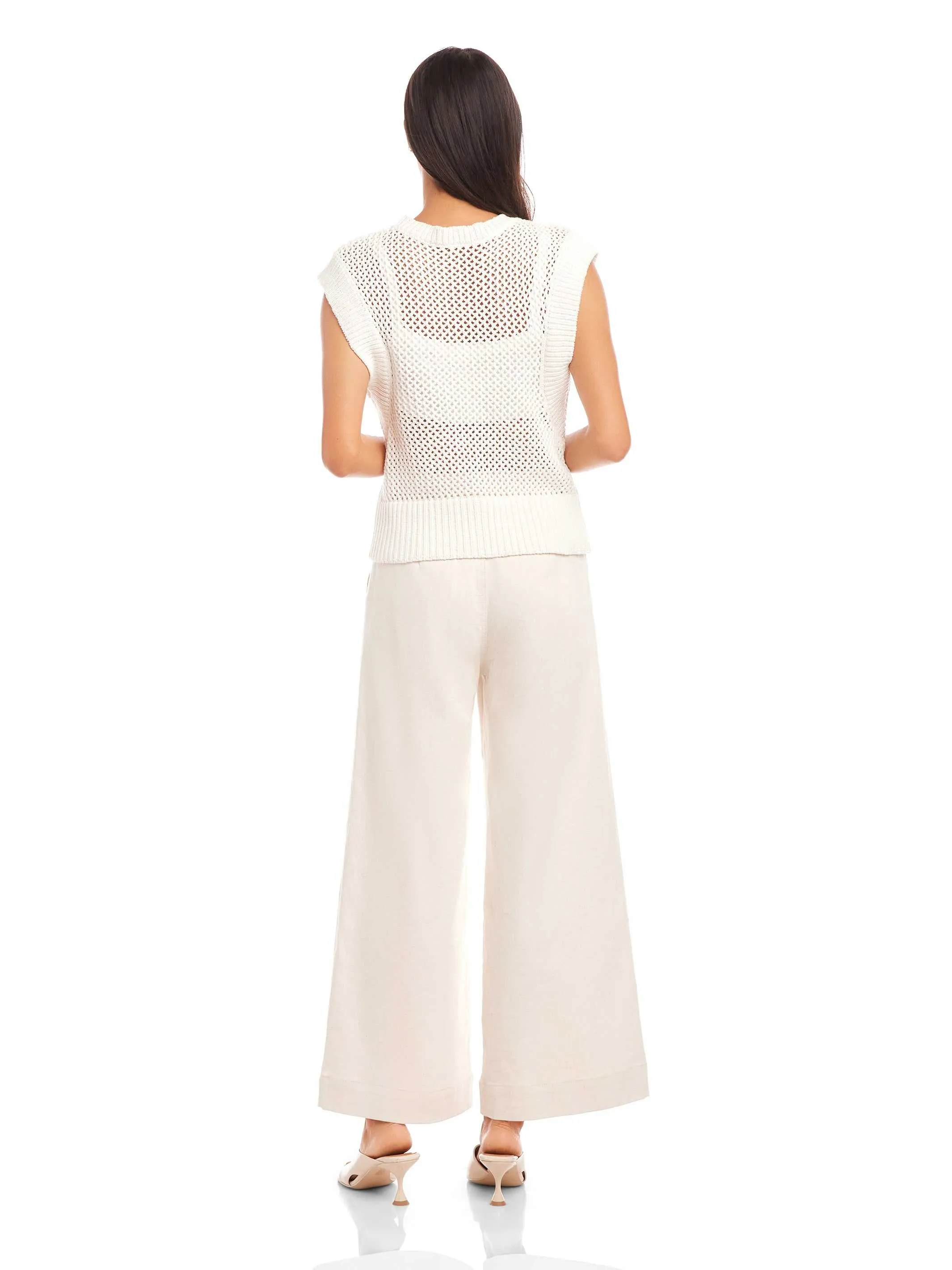 Carly Sleeveless Crochet Top sold by Fifteen Twenty product image thumbnail 5