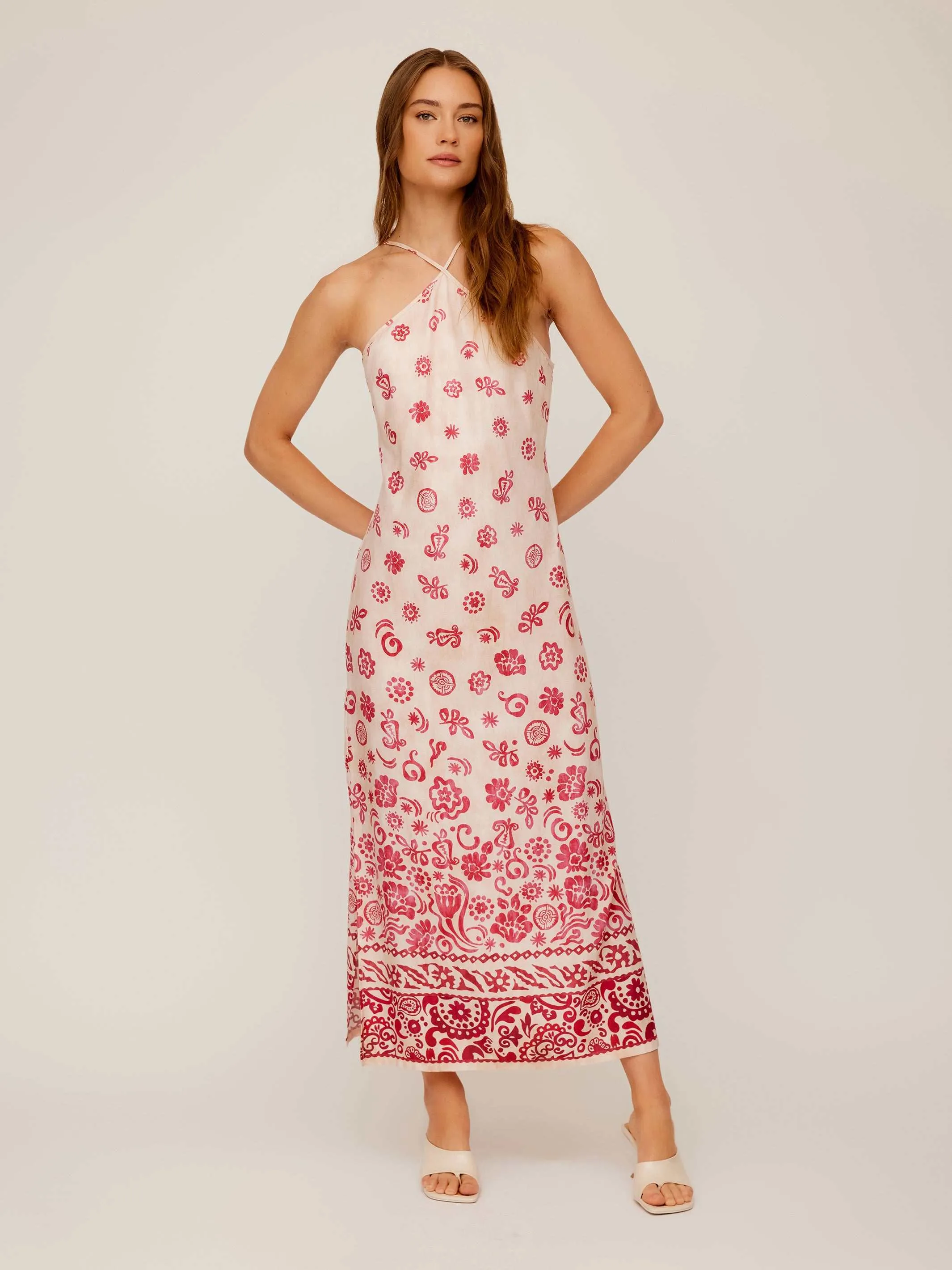 Jaylen Border Print Dress sold by Fifteen Twenty product image thumbnail 2
