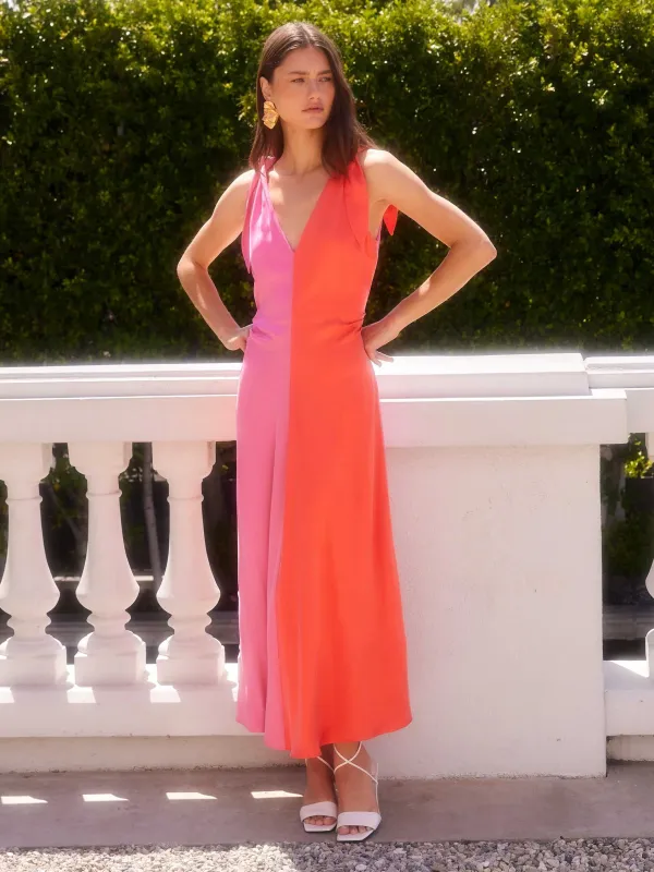 Verity Two-Tone Midi Dress sold by Fifteen Twenty