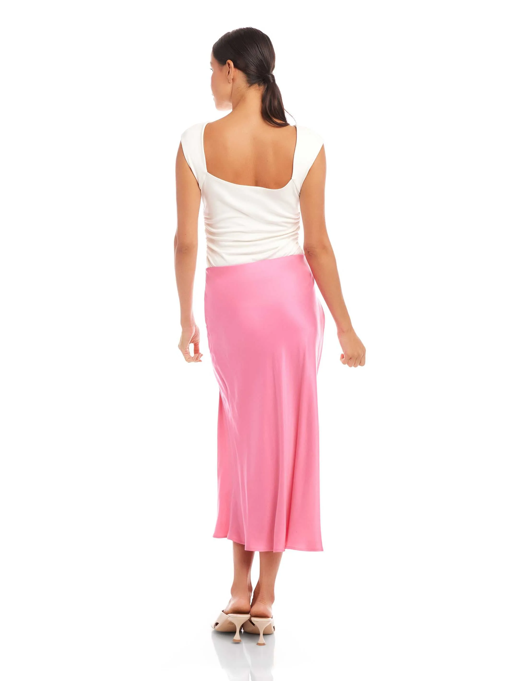 Fiona Shirred Midi Skirt sold by Fifteen Twenty product image thumbnail 5