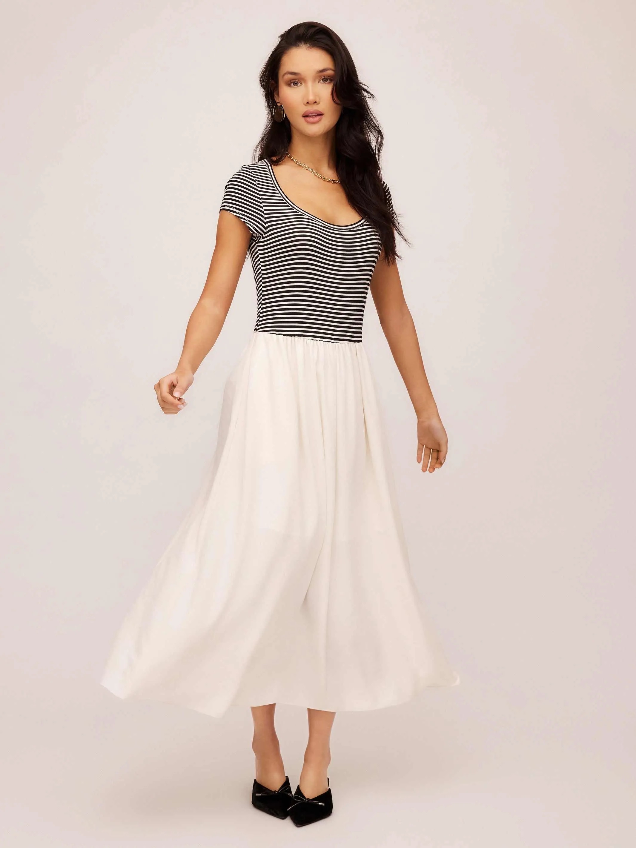 Contrast Hem Sylvie Dress sold by Fifteen Twenty product image thumbnail 2