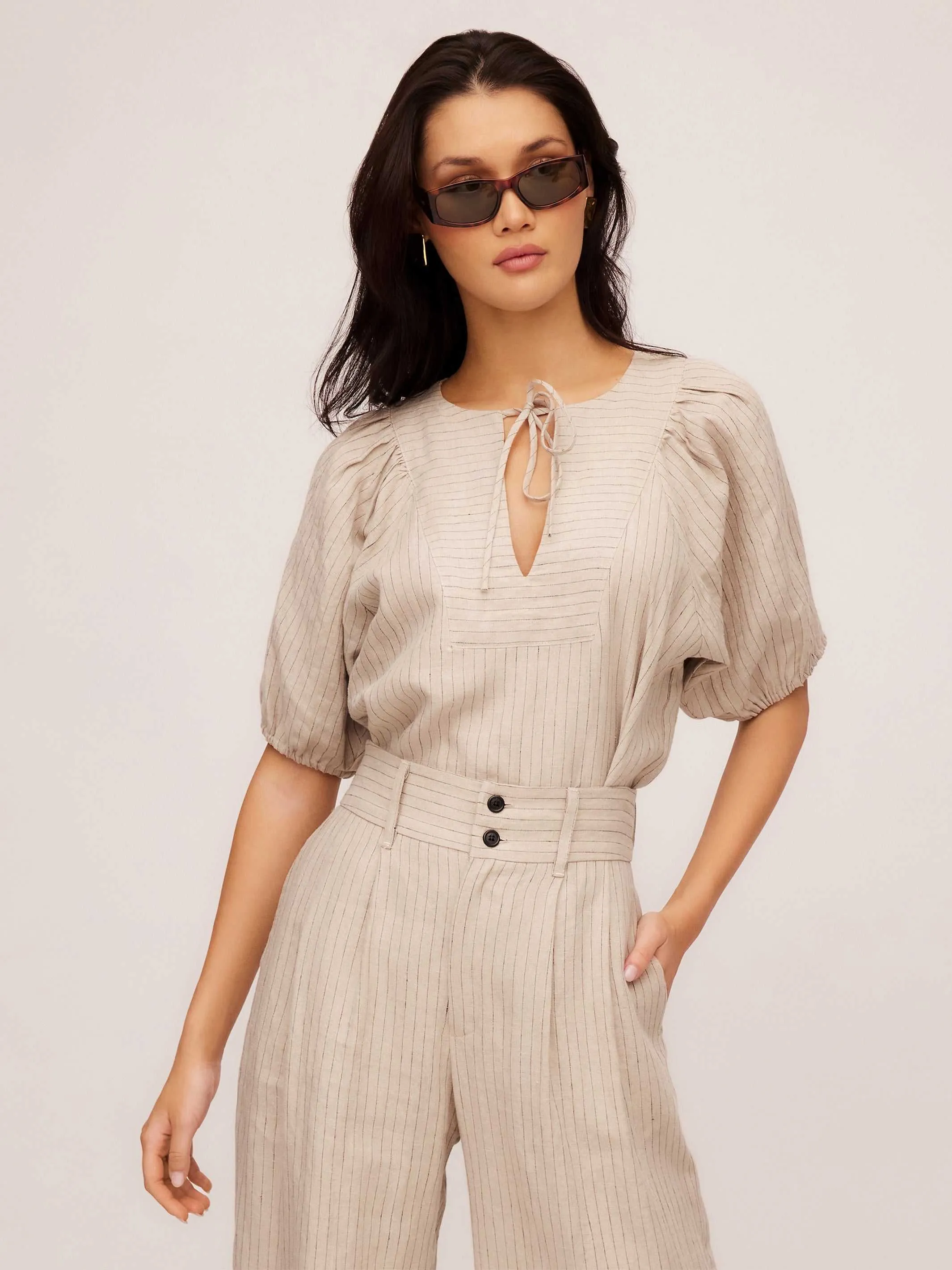 Imogen Poof Sleeve Top sold by Fifteen Twenty product image thumbnail 5