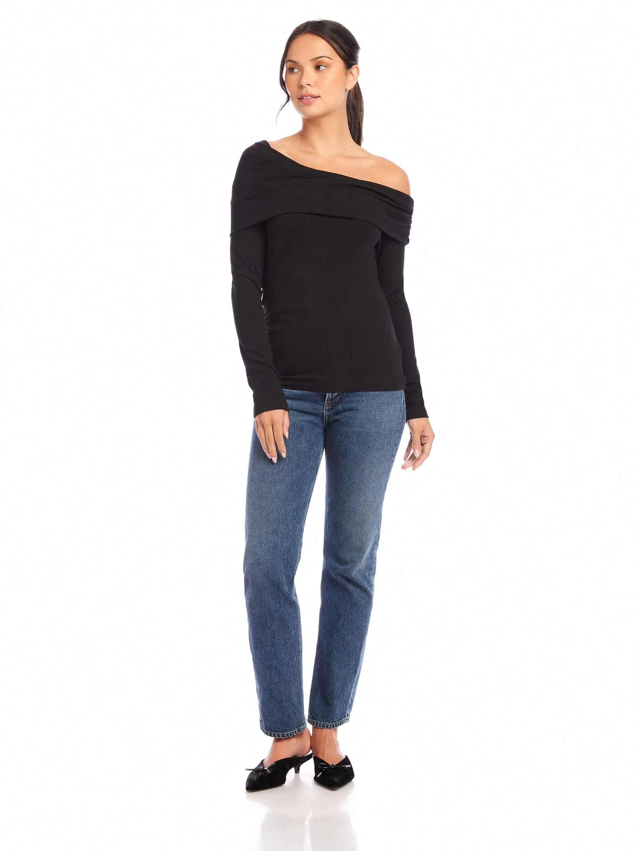 Asymmetric One-Shoulder Top sold by Fifteen Twenty product image thumbnail 2