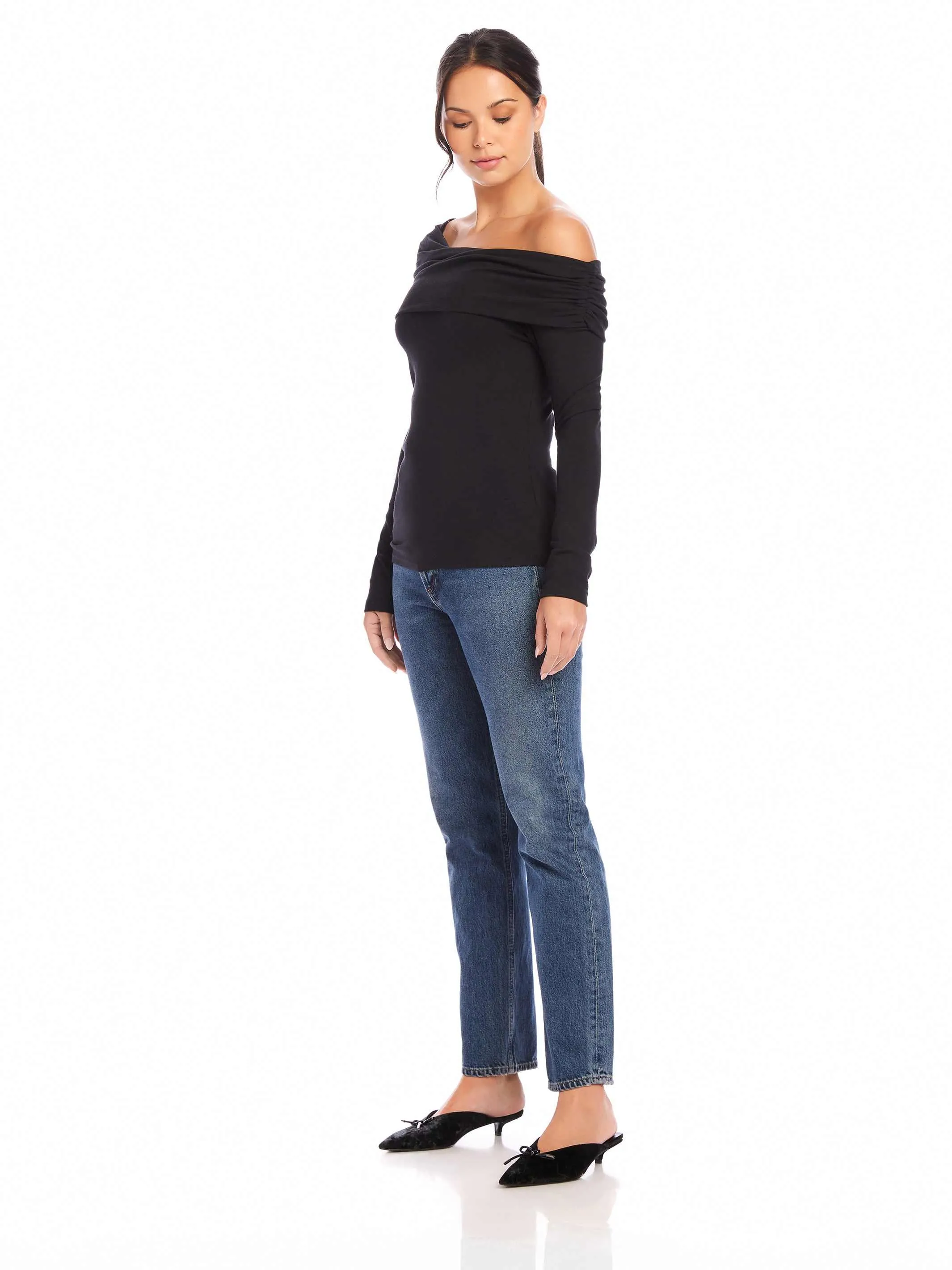 Asymmetric One-Shoulder Top sold by Fifteen Twenty product image thumbnail 3