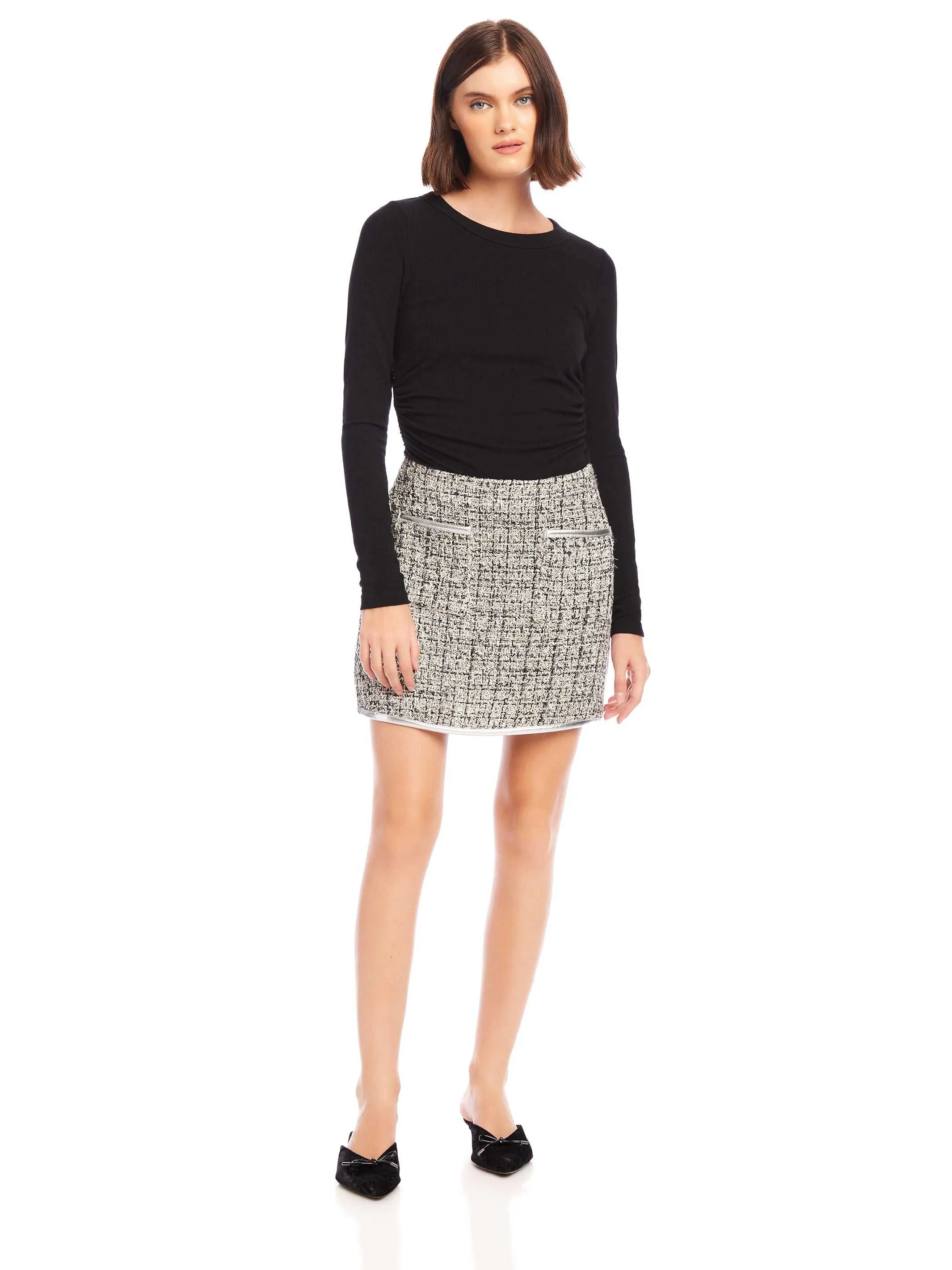 Blaire A-Line Mini Skirt sold by Fifteen Twenty product image thumbnail 3