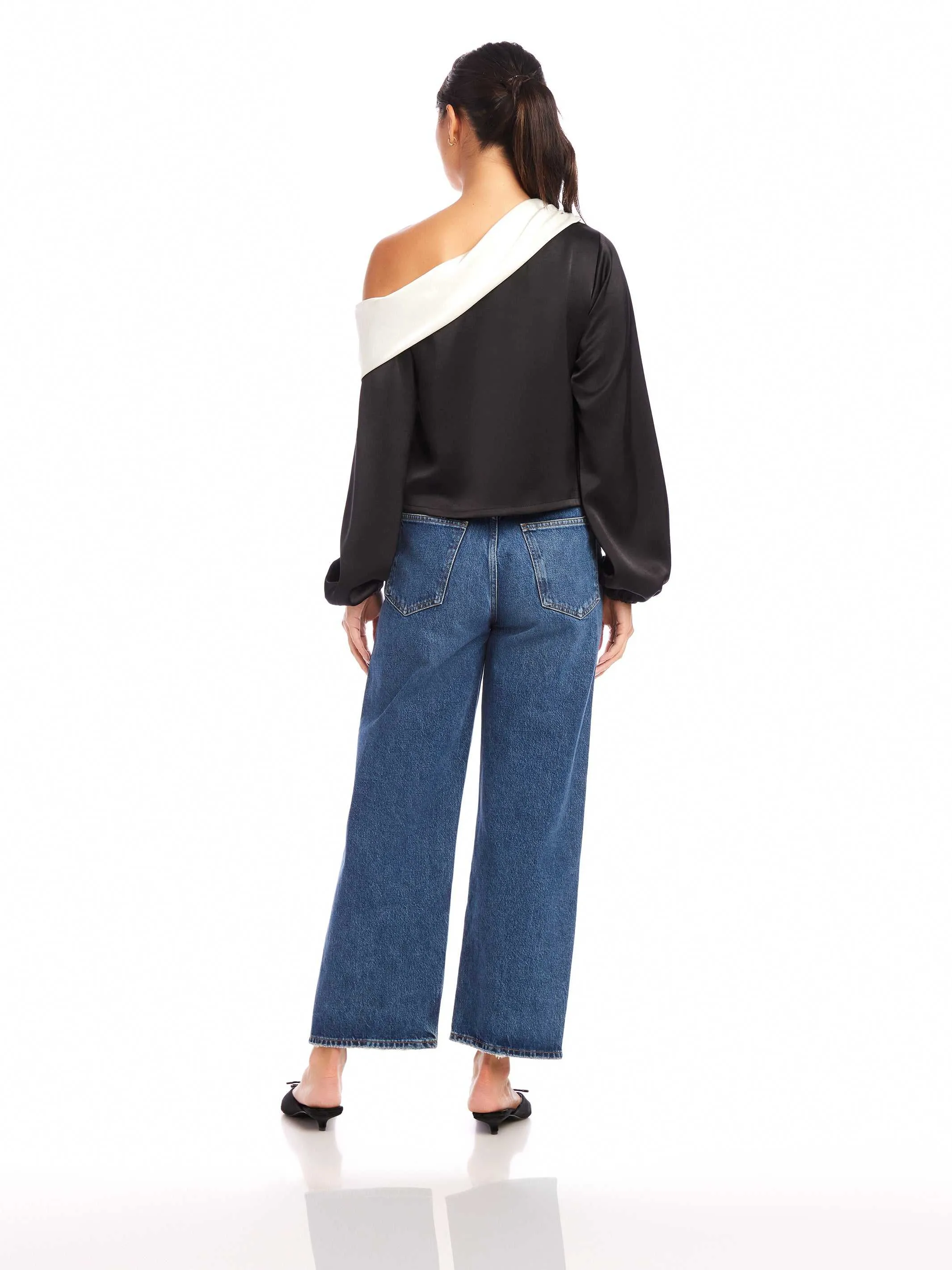 Marisa One-Shoulder Top sold by Fifteen Twenty product image thumbnail 4