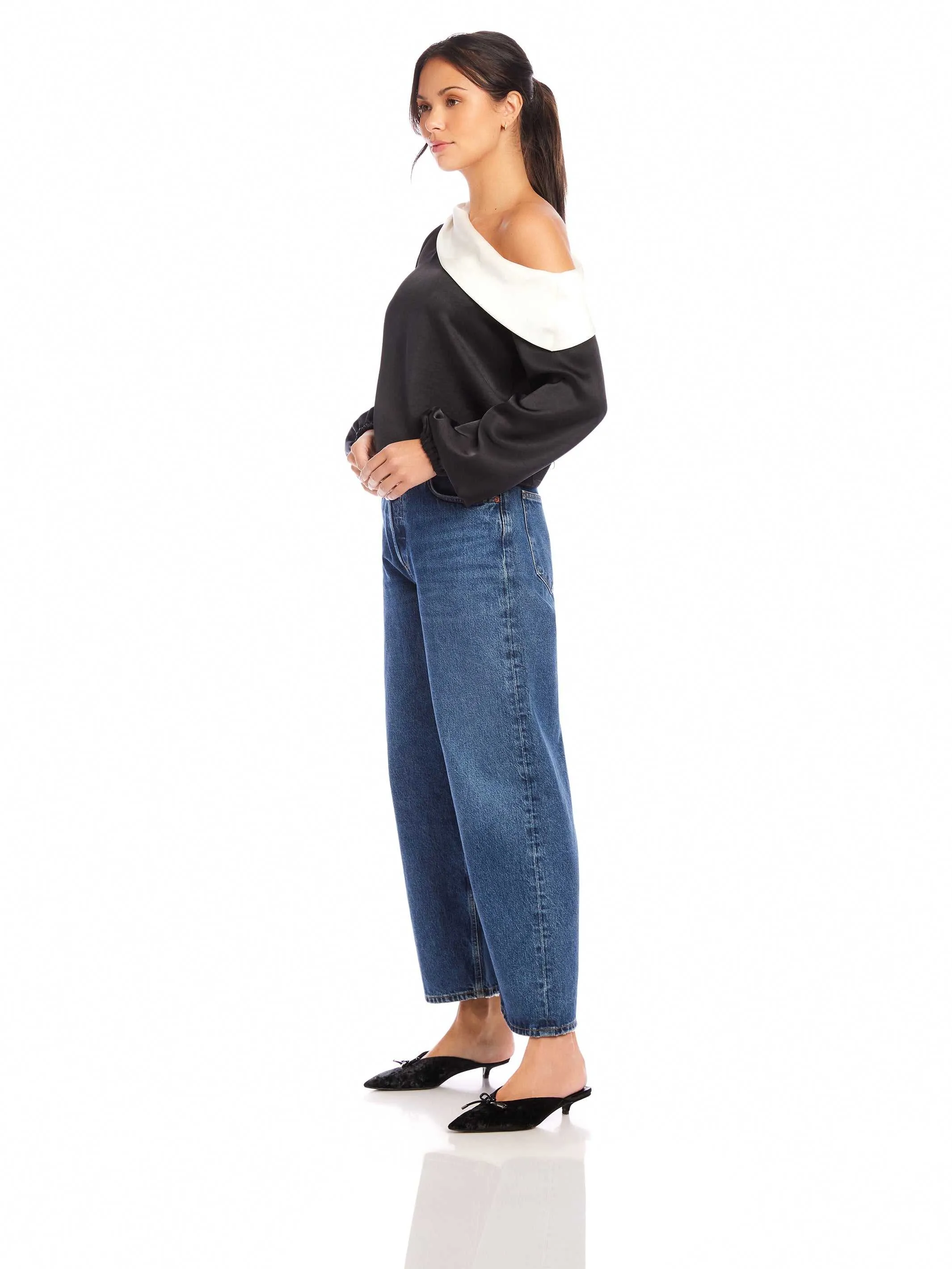 Marisa One-Shoulder Top sold by Fifteen Twenty product image thumbnail 3