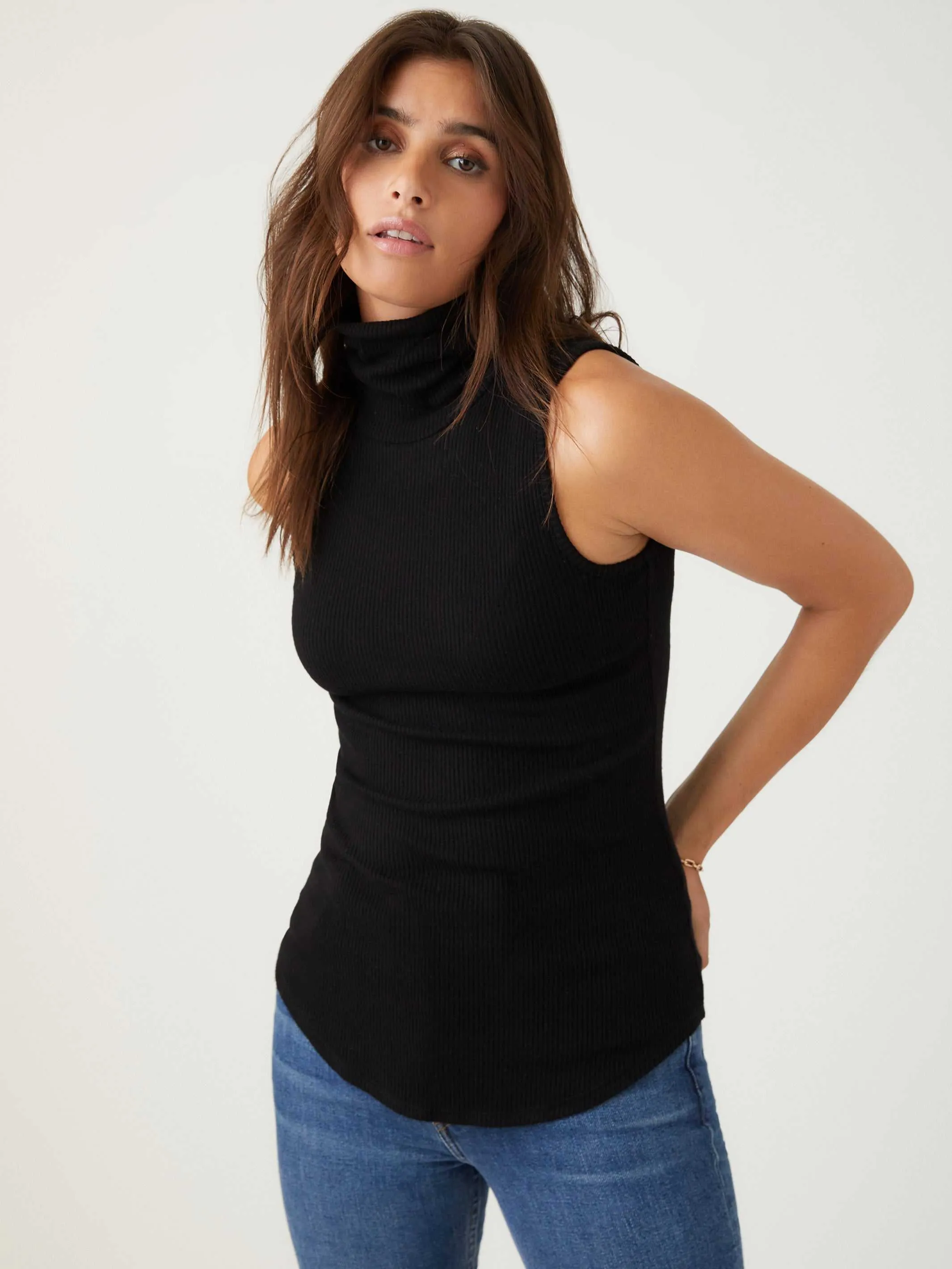 Sleeveless Turtleneck sold by Fifteen Twenty product image thumbnail 3