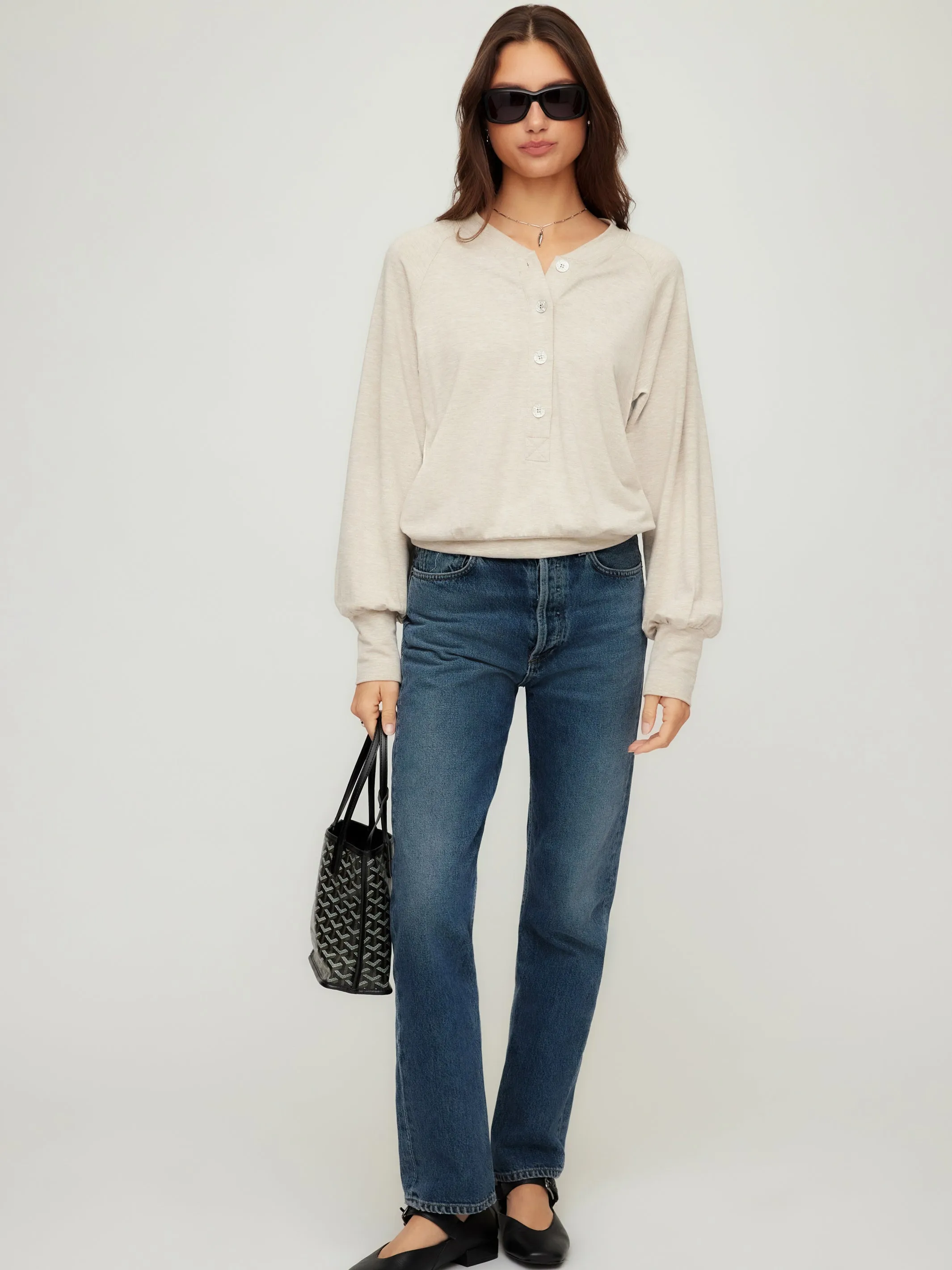 Mara Henley Top sold by Fifteen Twenty