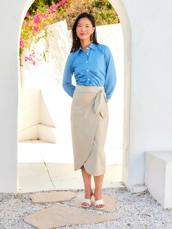 Penelope Wrap Skirt sold by Fifteen Twenty