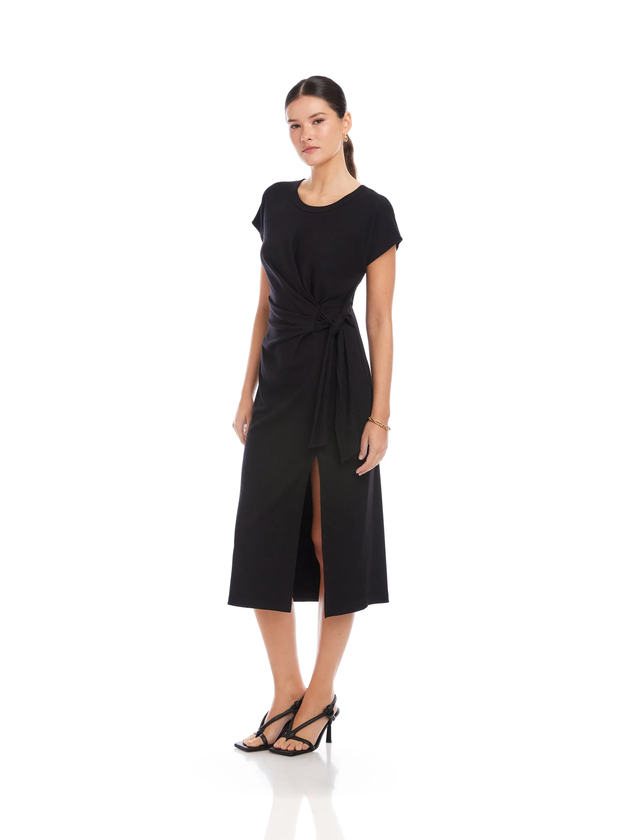 Marisa Side-Knot Midi Dress sold by Fifteen Twenty product image thumbnail 3