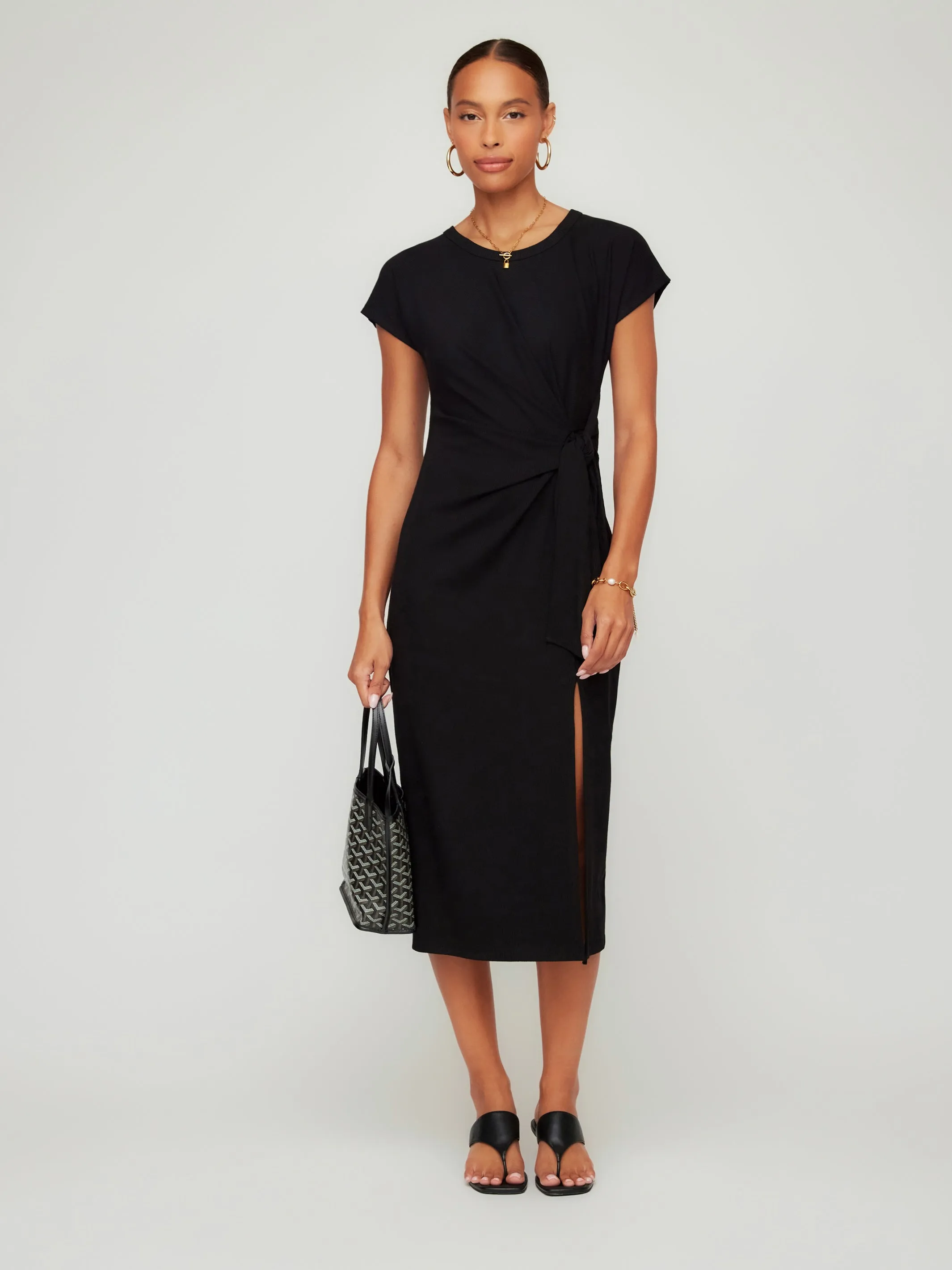 Marisa Side-Knot Midi Dress sold by Fifteen Twenty