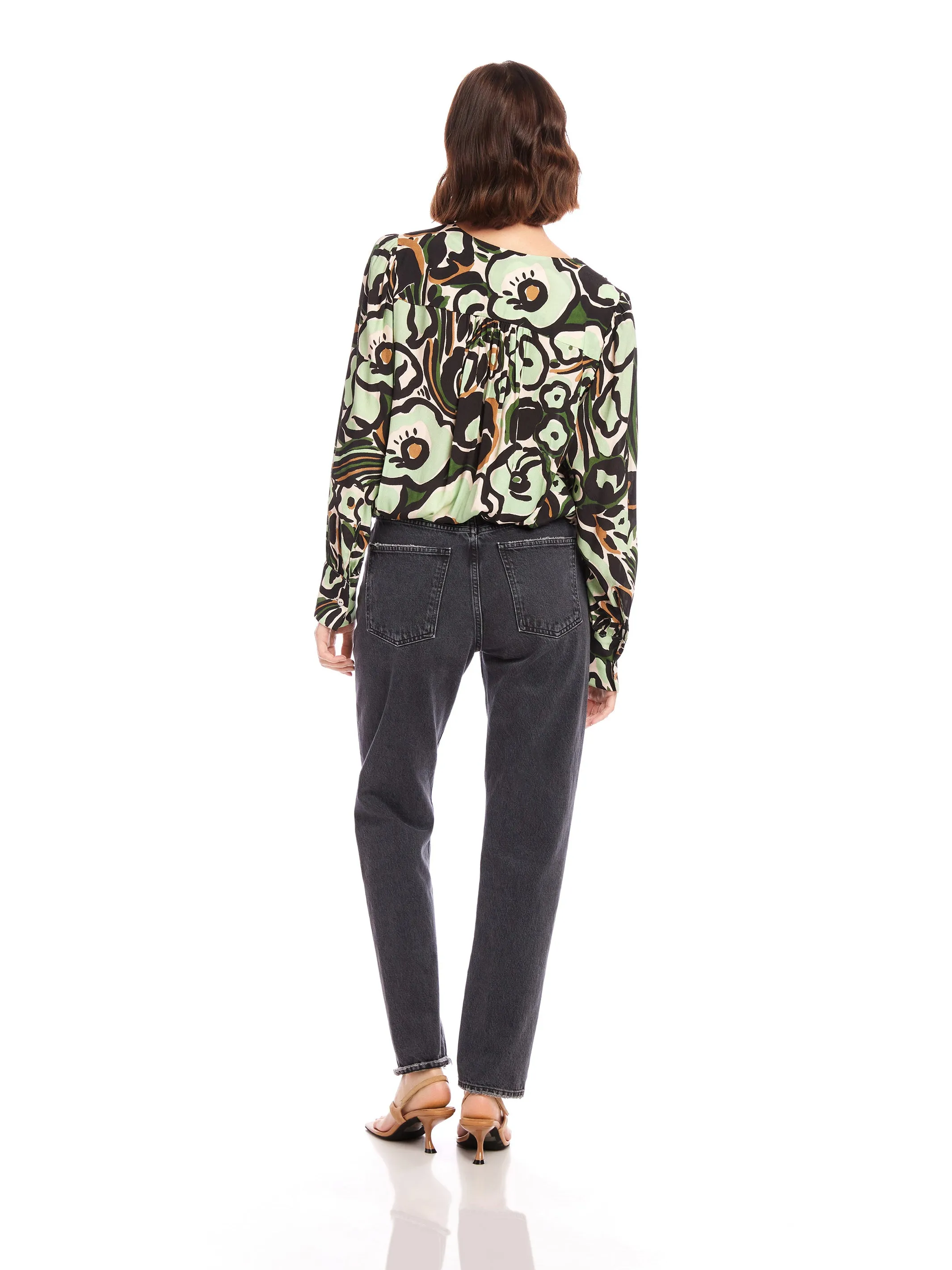 Ines Drape Front Top sold by Fifteen Twenty product image thumbnail 5