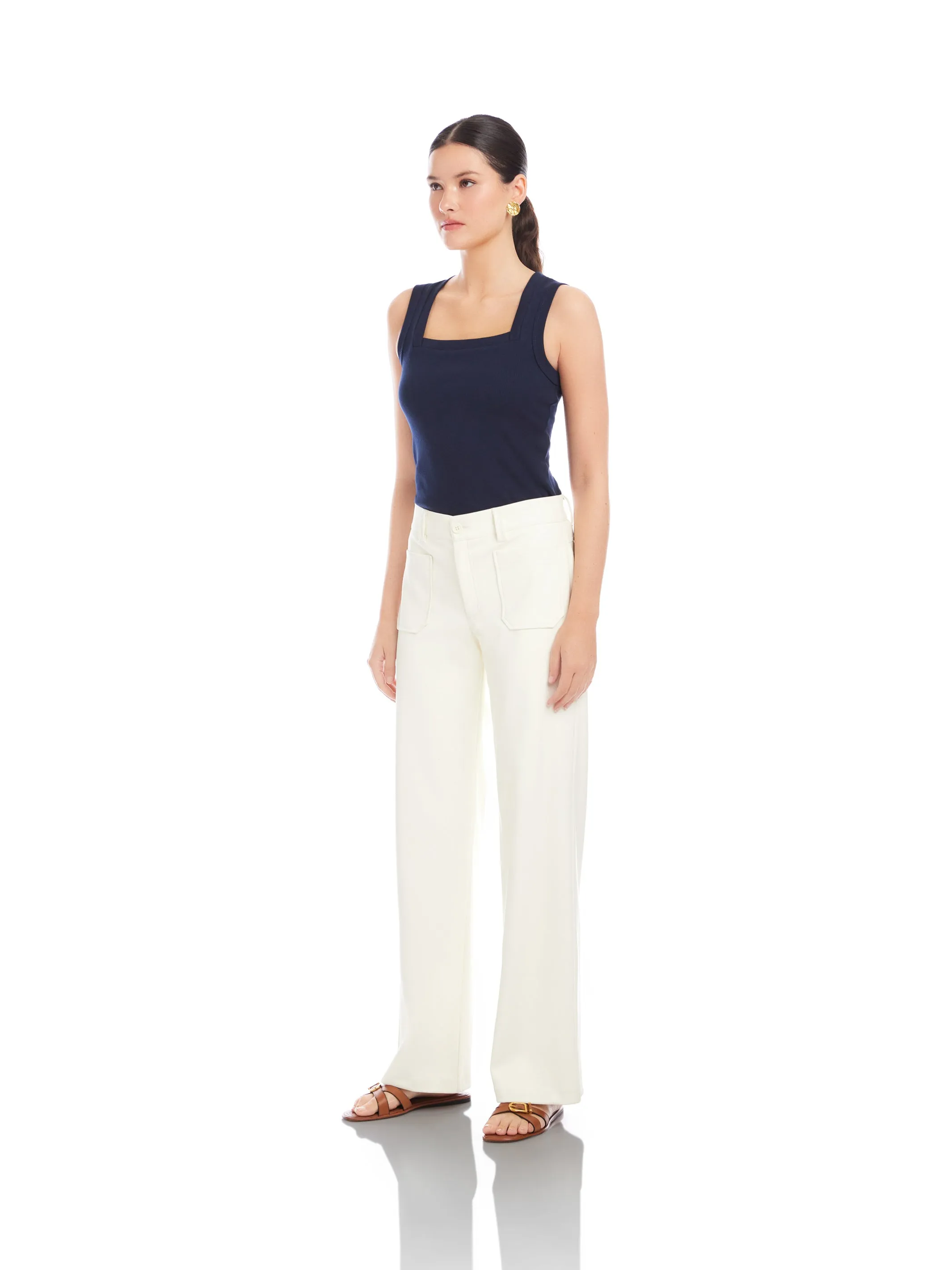 Sophia Faux Leather Wide-Leg Pants sold by Fifteen Twenty product image thumbnail 3
