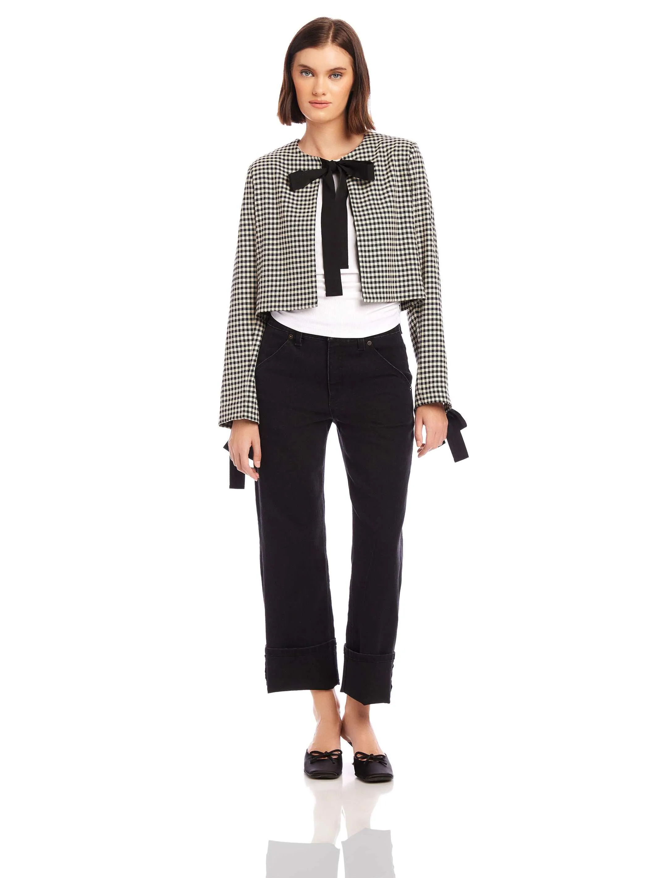 Poppy Bow Micro Jacket sold by Fifteen Twenty product image thumbnail 3