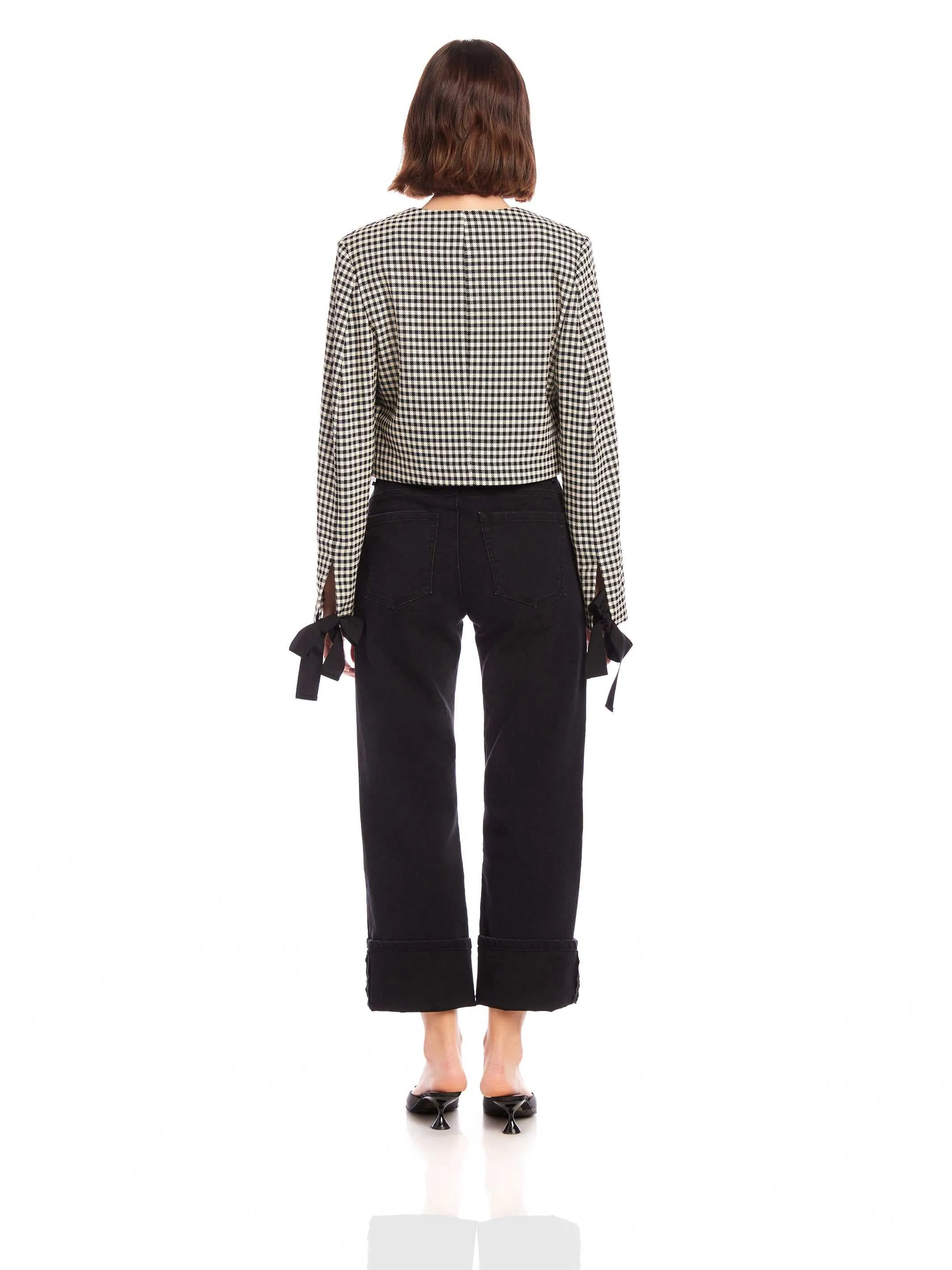Poppy Bow Micro Jacket sold by Fifteen Twenty product image thumbnail 5