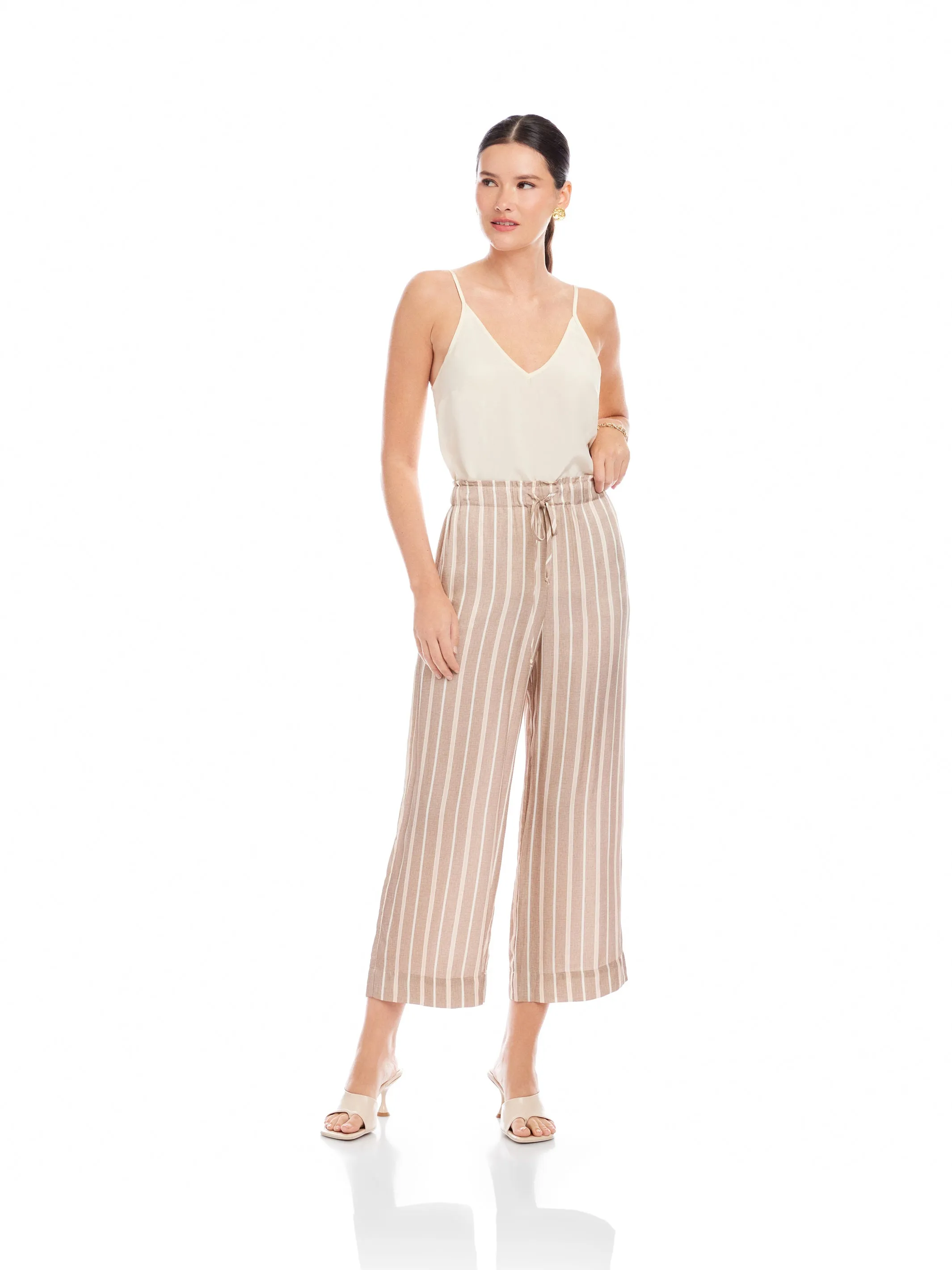 Tasha Cropped Drawstring Pants sold by Fifteen Twenty product image thumbnail 2