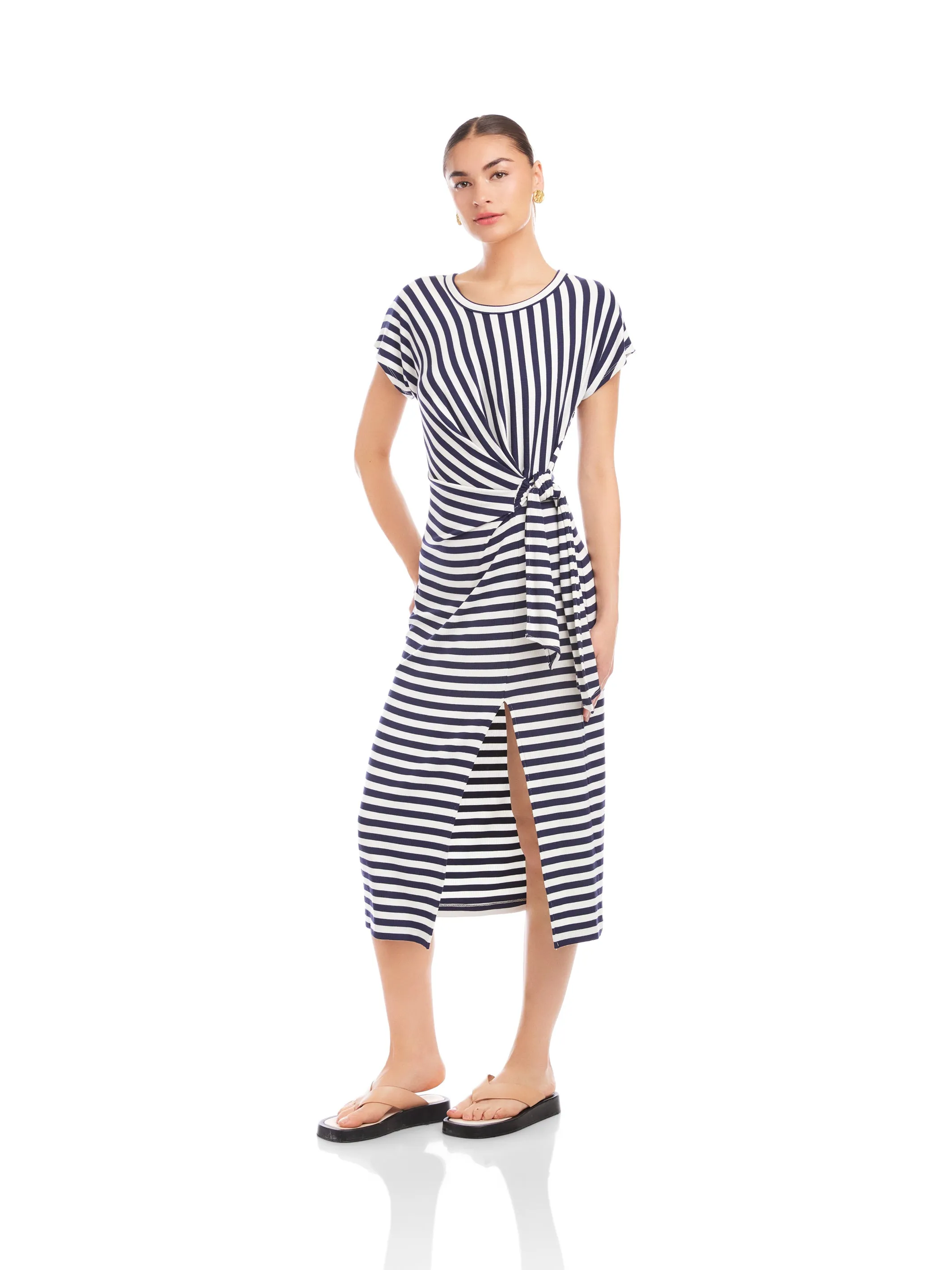 Marissa Side-Knot Midi Dress sold by Fifteen Twenty product image thumbnail 4