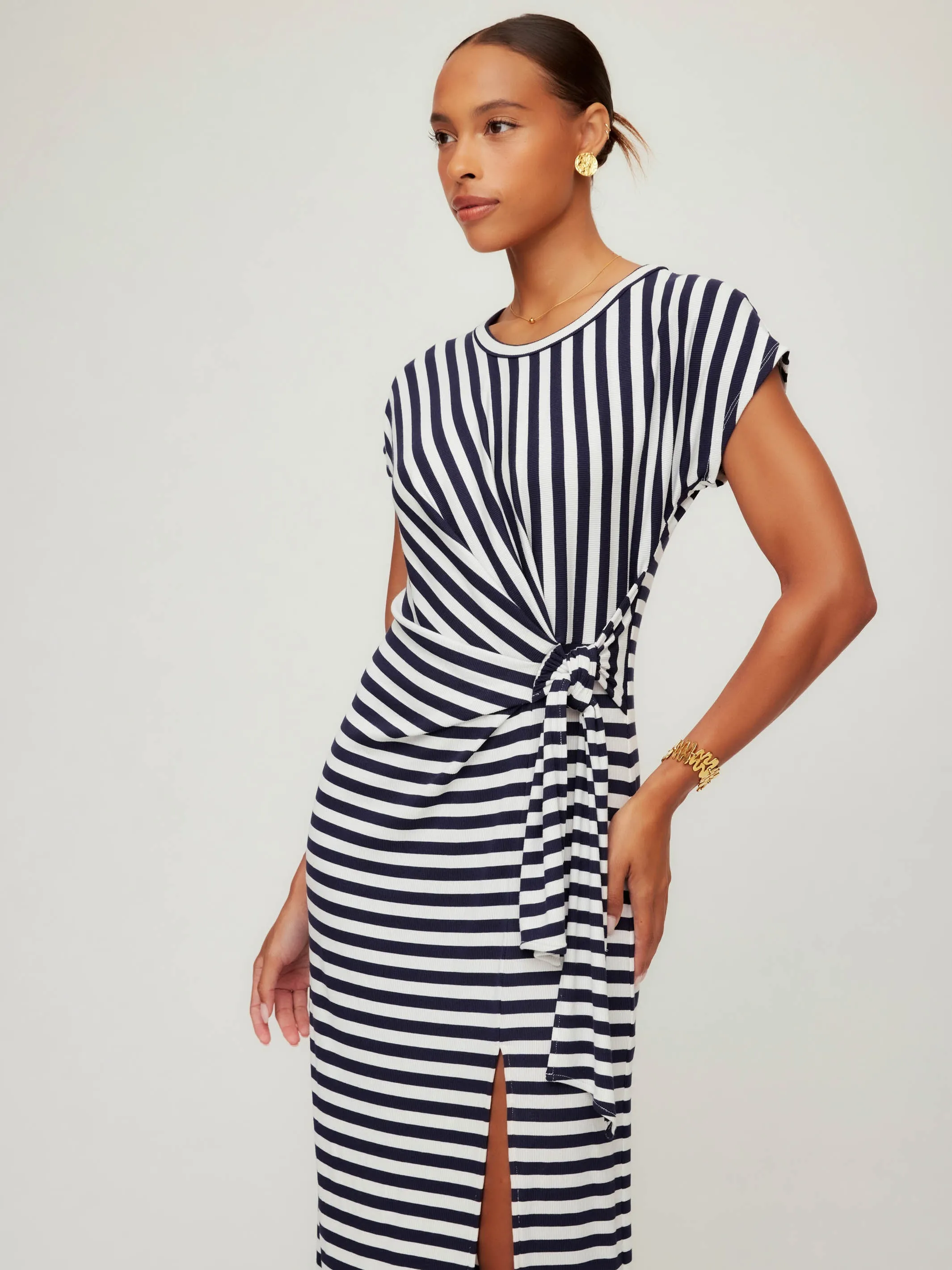 Marissa Side-Knot Midi Dress sold by Fifteen Twenty product image thumbnail 2