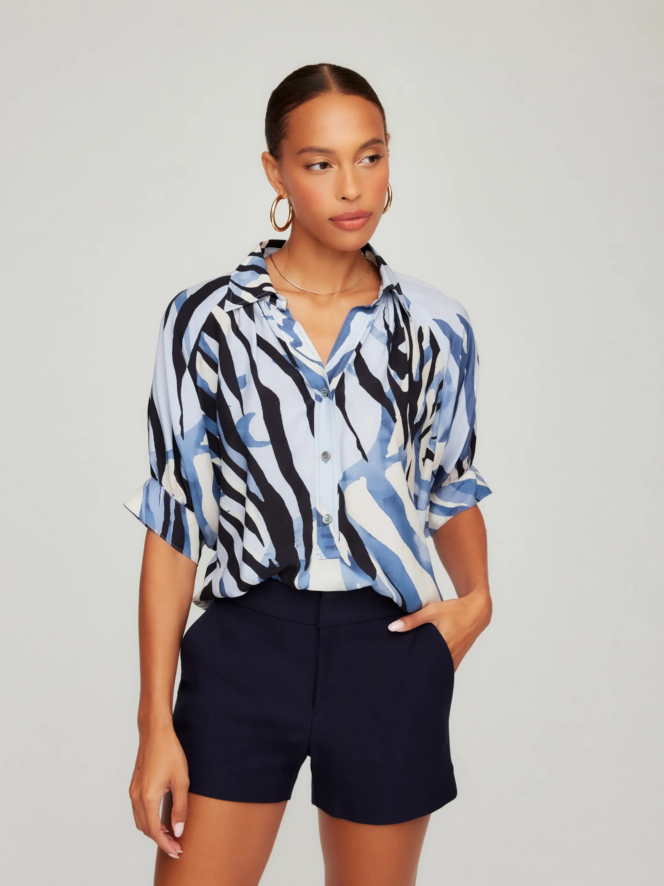 Yvette Blouson Sleeve Top sold by Fifteen Twenty product image thumbnail 2