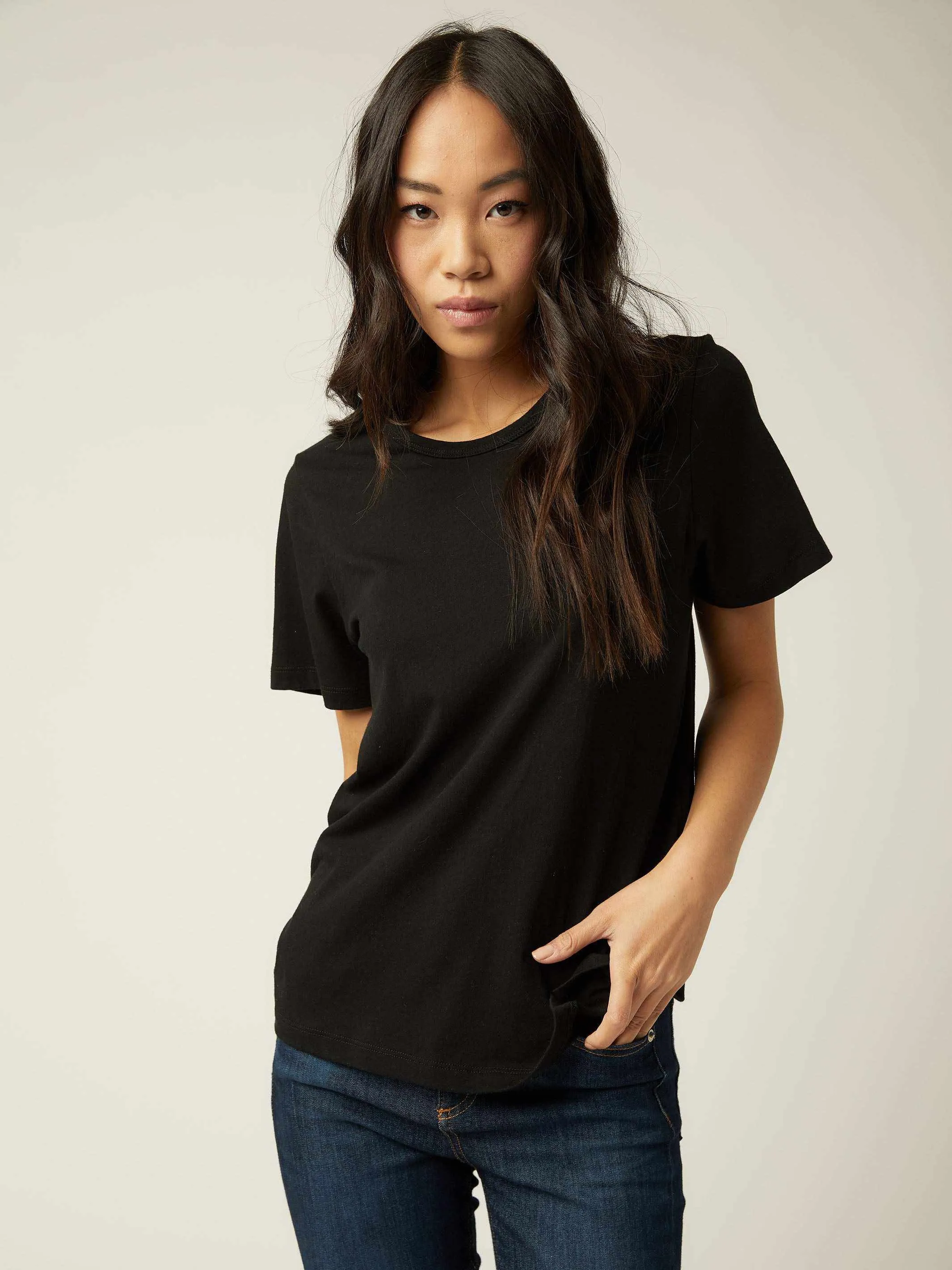 Basic Short Sleeve Tee sold by Fifteen Twenty product image thumbnail 3