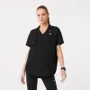Halle V-Neck Tunic Scrub Top sold by Figs