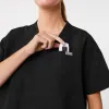 Halle V-Neck Tunic Scrub Top sold by Figs