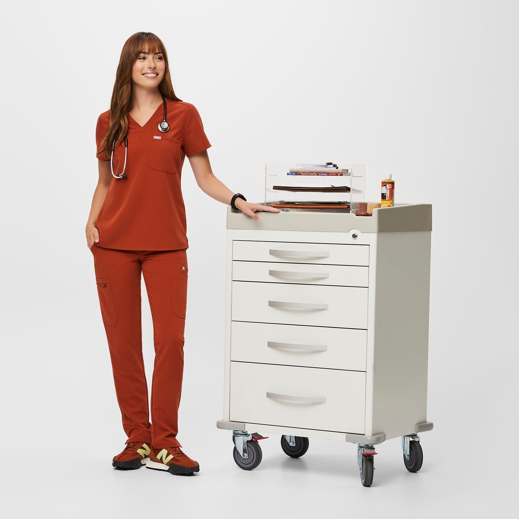 Catarina One-Pocket Scrub Top™ sold by Figs product image thumbnail 2