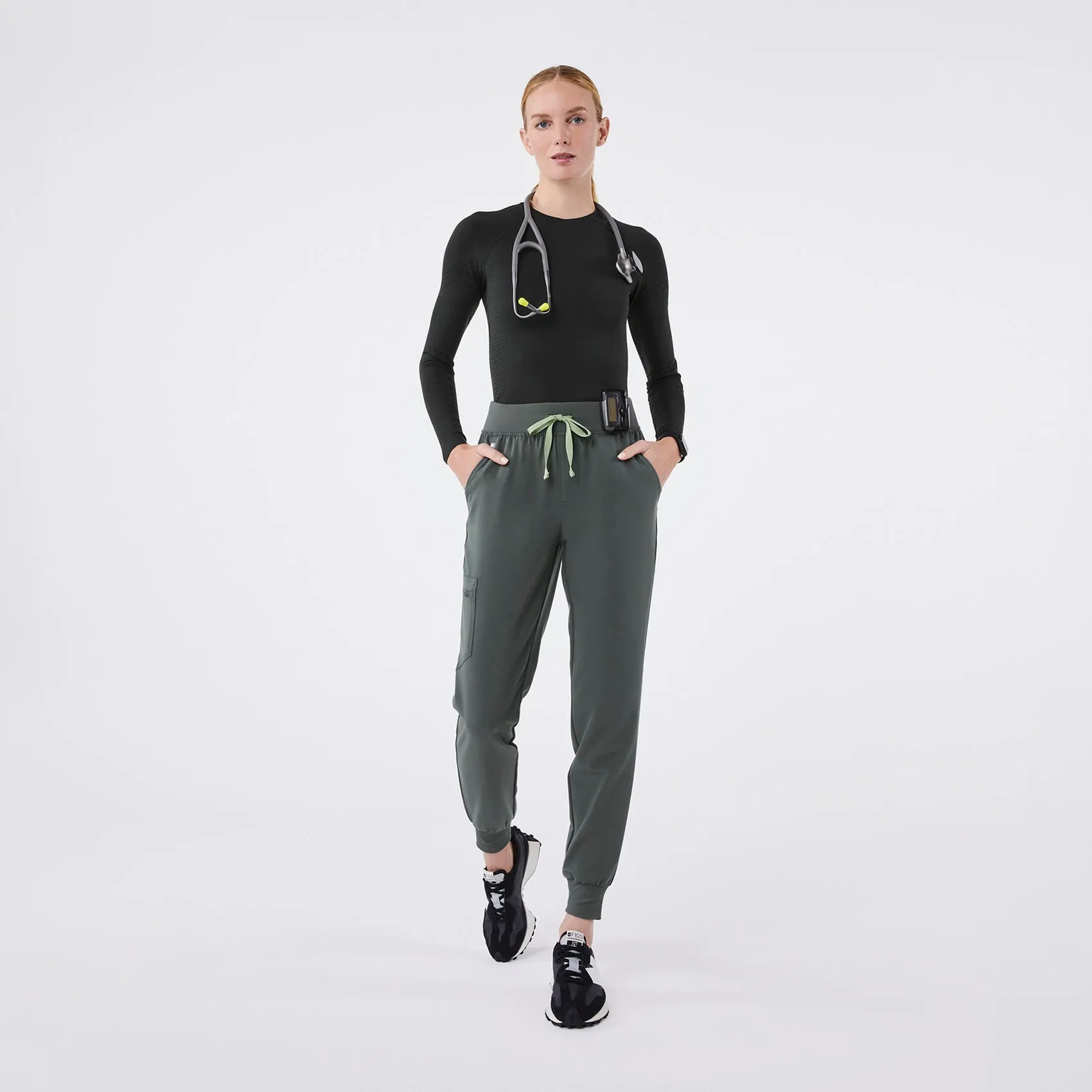 High Waisted Zamora Jogger Scrub Pants™ sold by Figs product image thumbnail 2