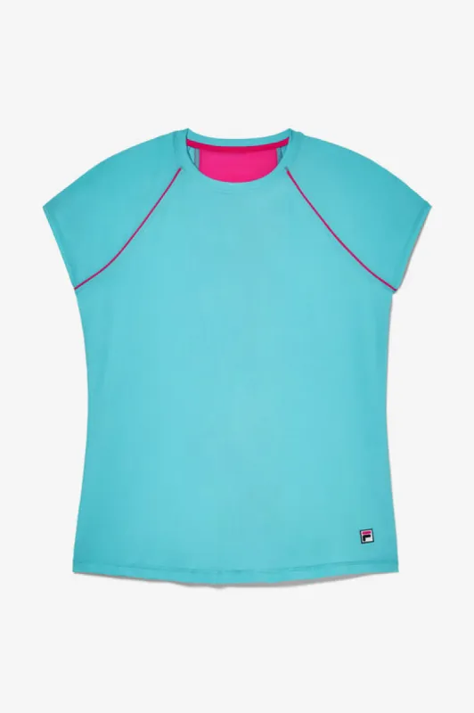 Tie Breaker Short Sleeve Top sold by Fila